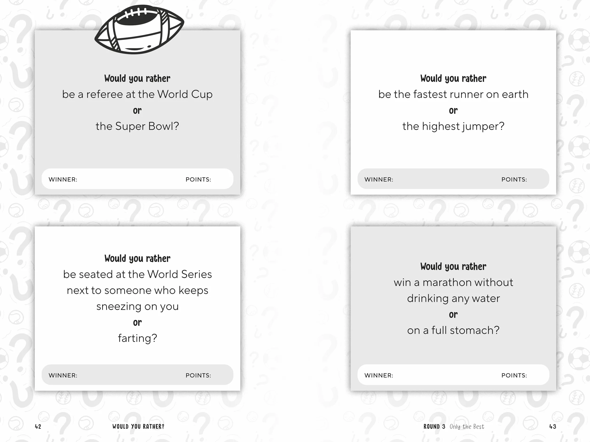 Would You Rather? Sports Edition: Play Ball with a Hilarious Game of Slam Dunk Scenarios