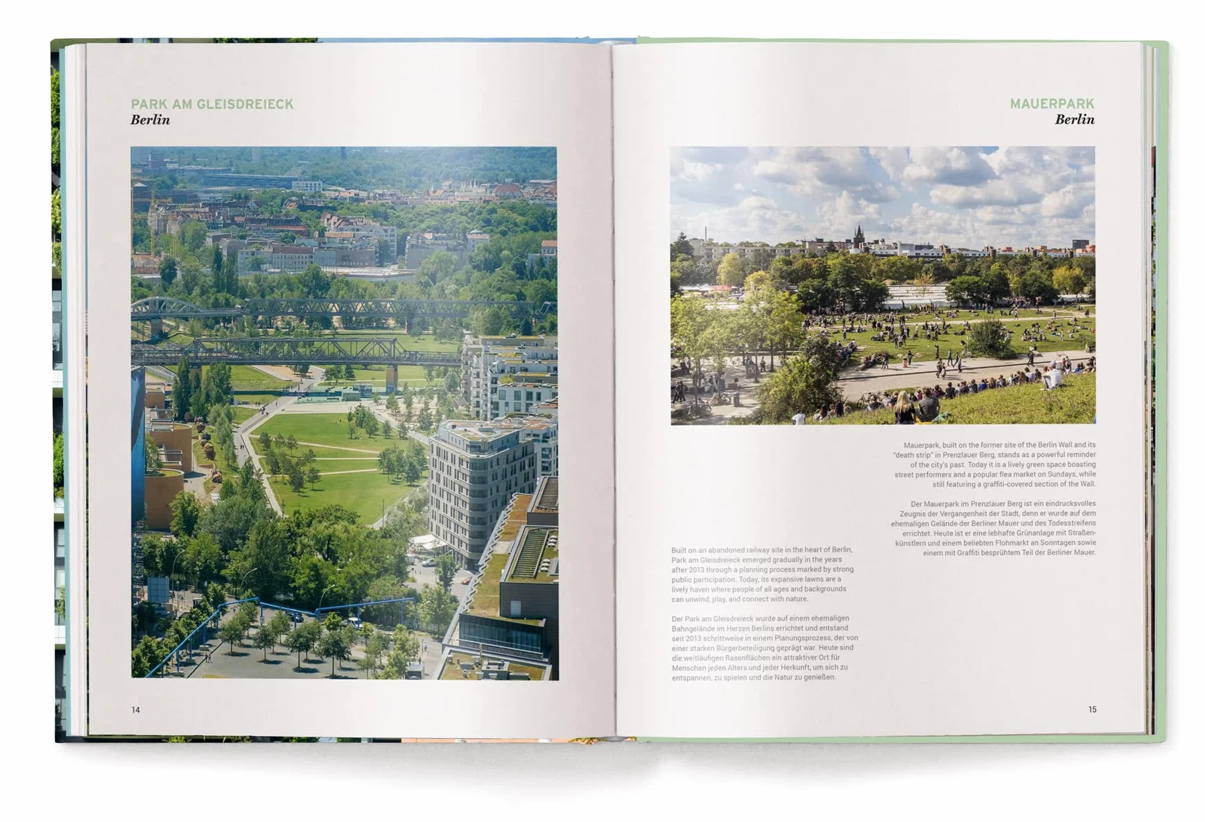 Urban Oasis Parks and Green Projects around the World /anglais/allemand