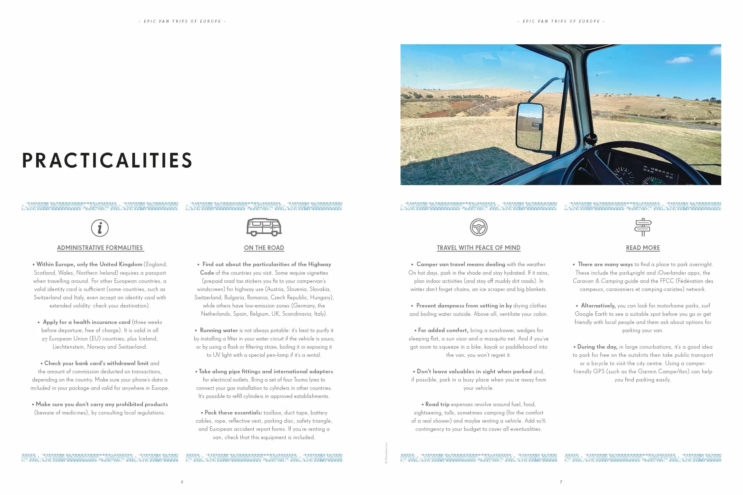Epic Van Trips of Europe 1ed -anglais-: Explore Europe's Most Beautiful Routes to Travel by Campervan