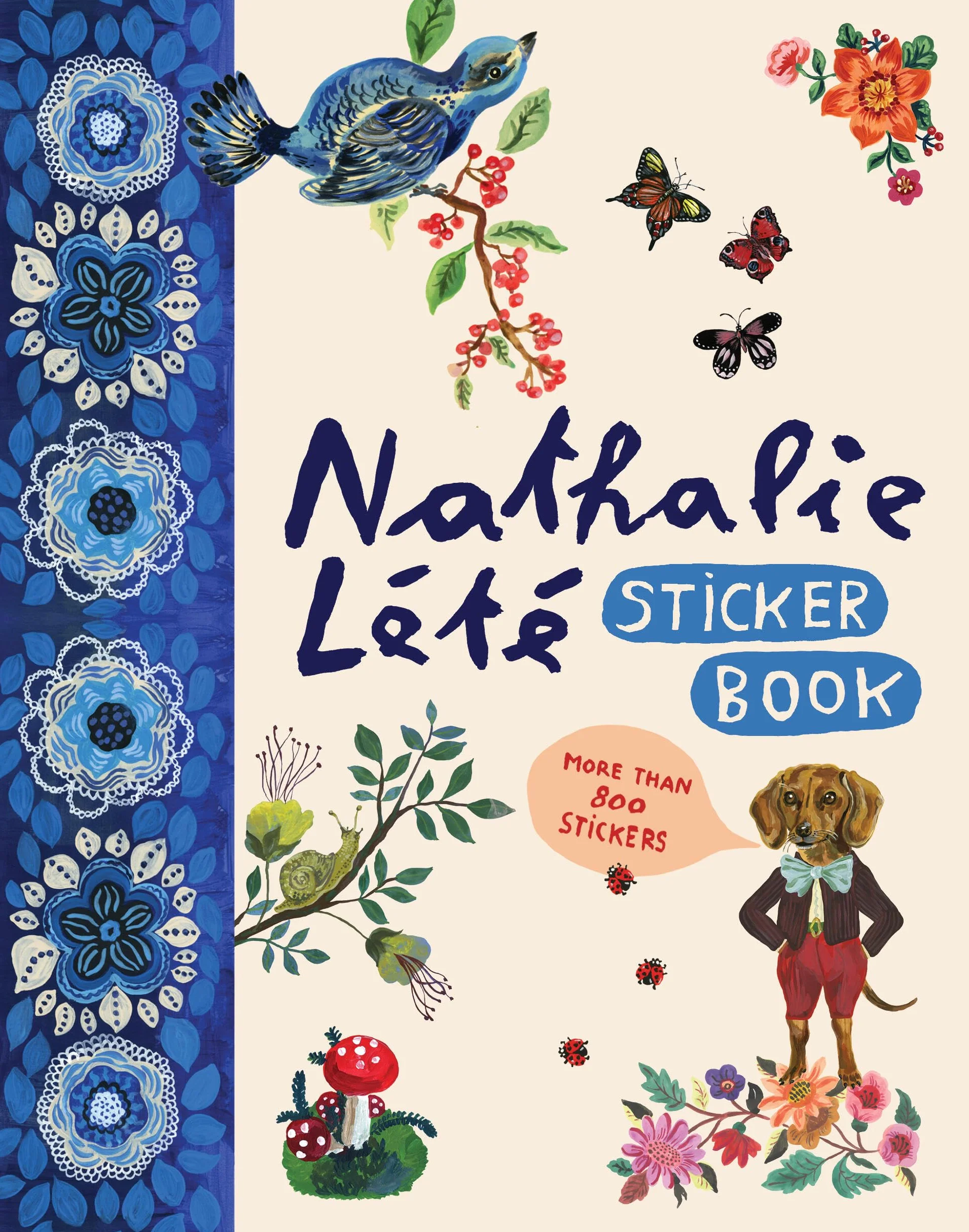 Nathalie LEtE Sticker Book /anglais