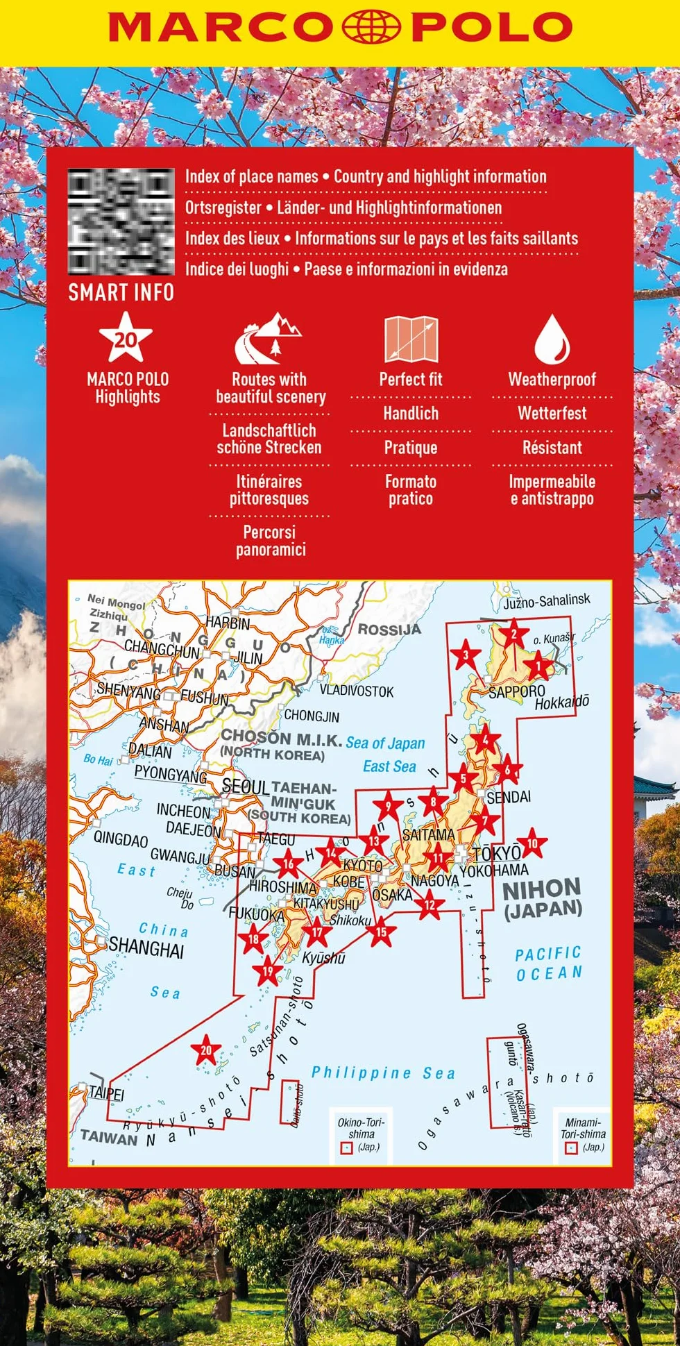 MARCO POLO Reisekarte Japan 1:1,1 Mio.