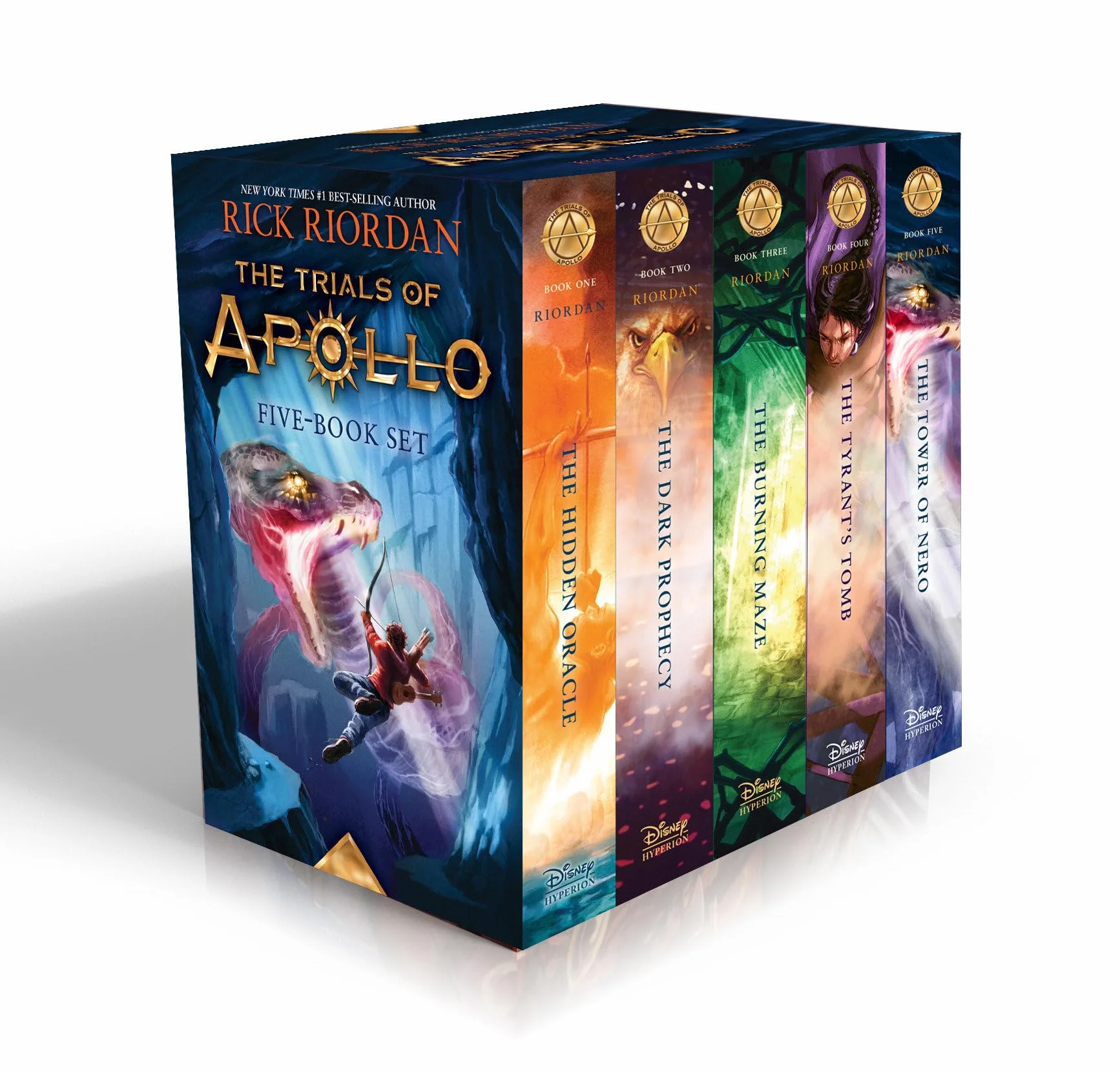 The Trials of Apollo Boxed Set: The Hidden Oracle / the Dark Prophecy / the Burning Maze / the Tyrant's Tomb / the Tower of Nero