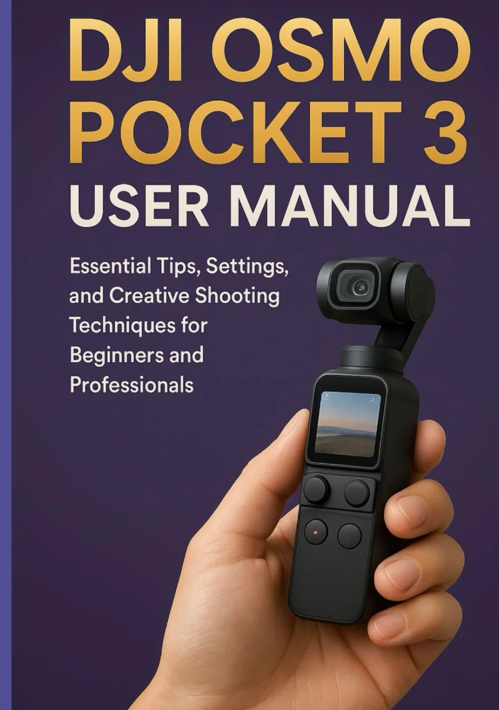 DJI OSMO POCKET 3 USER MANUAL: Essential Tips, Settings, and Creative Shooting Techniques for Beginners and Professionals
