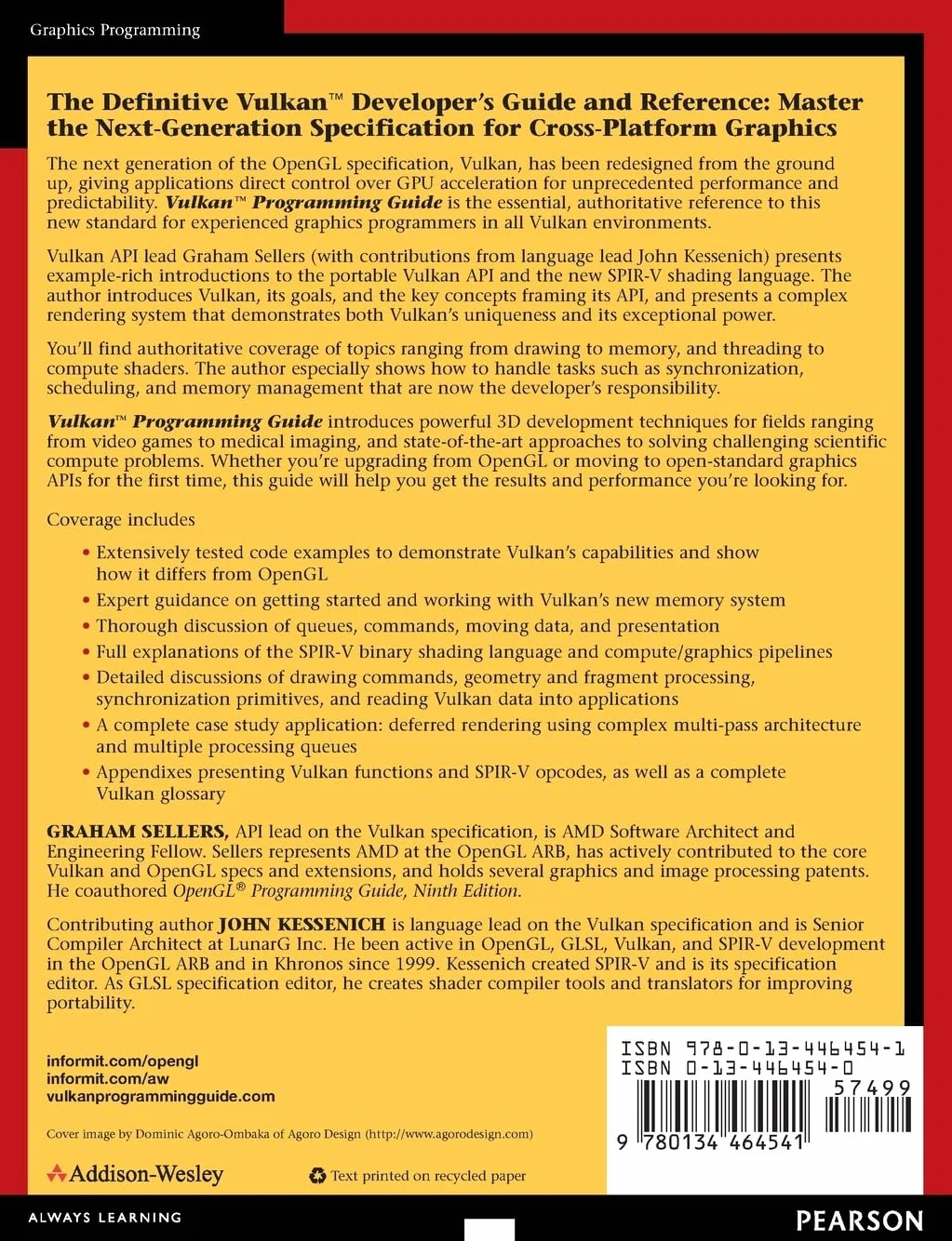 Vulkan Programming Guide: The Official Guide to Learning Vulkan