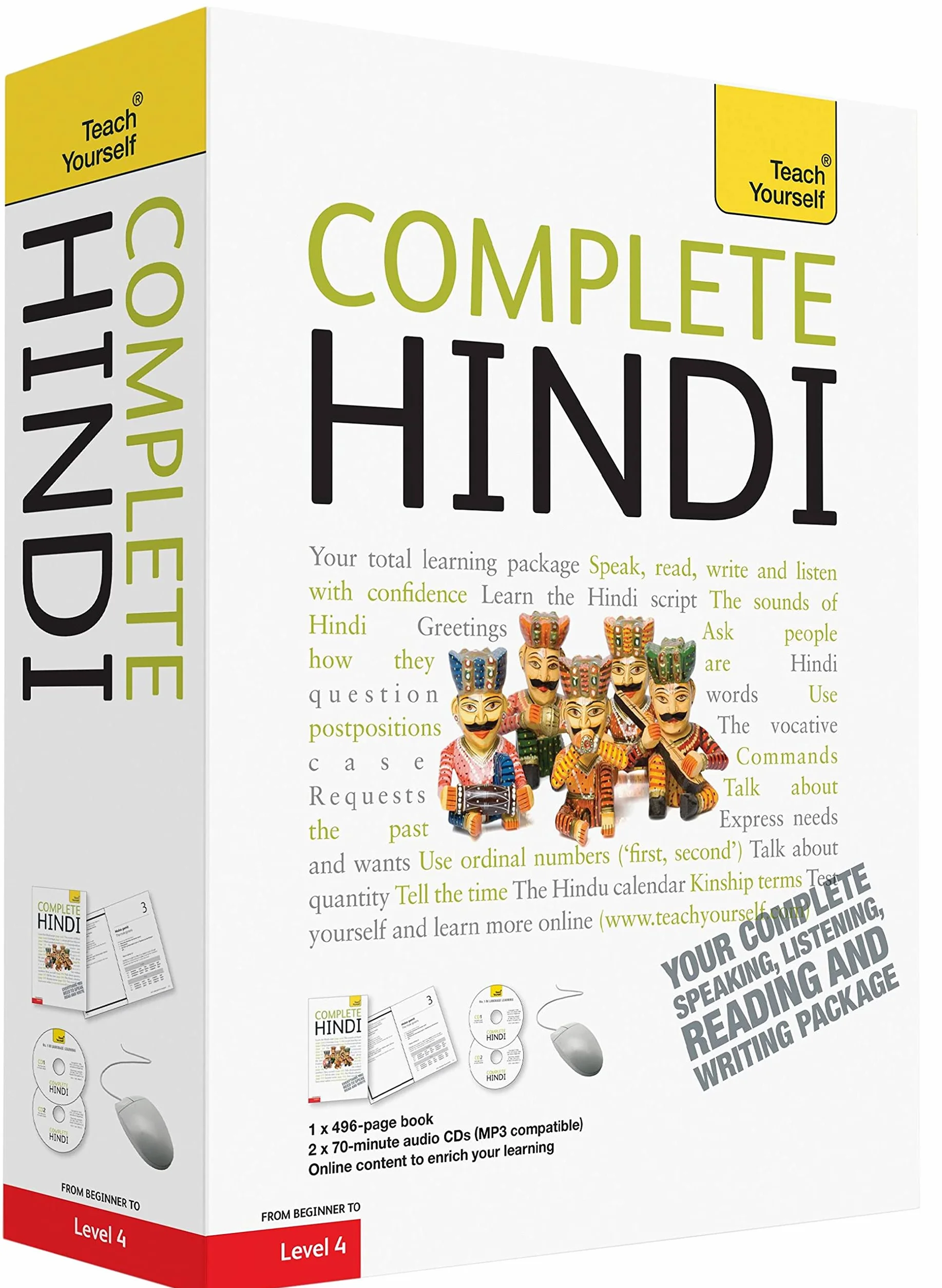 Complete Hindi Beginner to Intermediate Course: (Book and audio support)