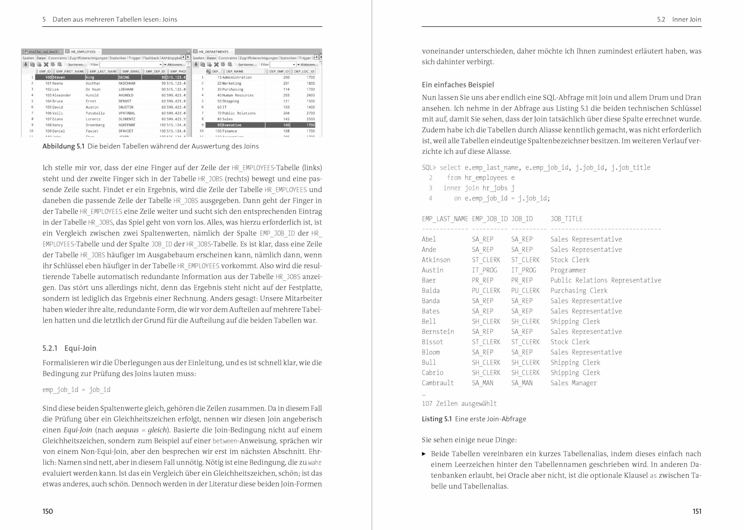 Oracle SQL: Das umfassende Handbuch für den effizienten Einsatz von Oracle SQL. Mit vielen Aufgaben und Beispielen. Aktuell zu Oracle 23ai