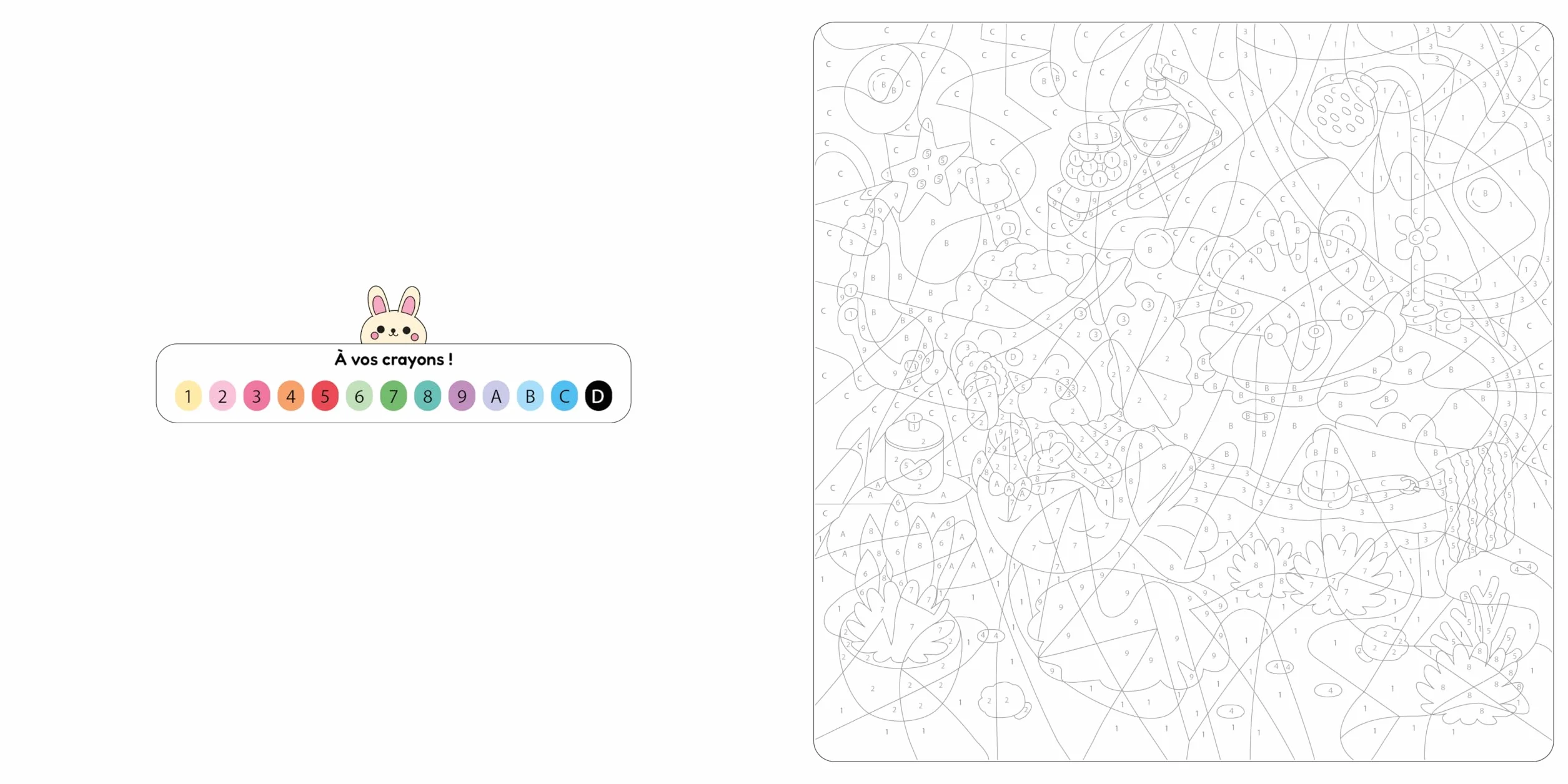 Mes petits amis - Coloriages mystères - Fantasy World