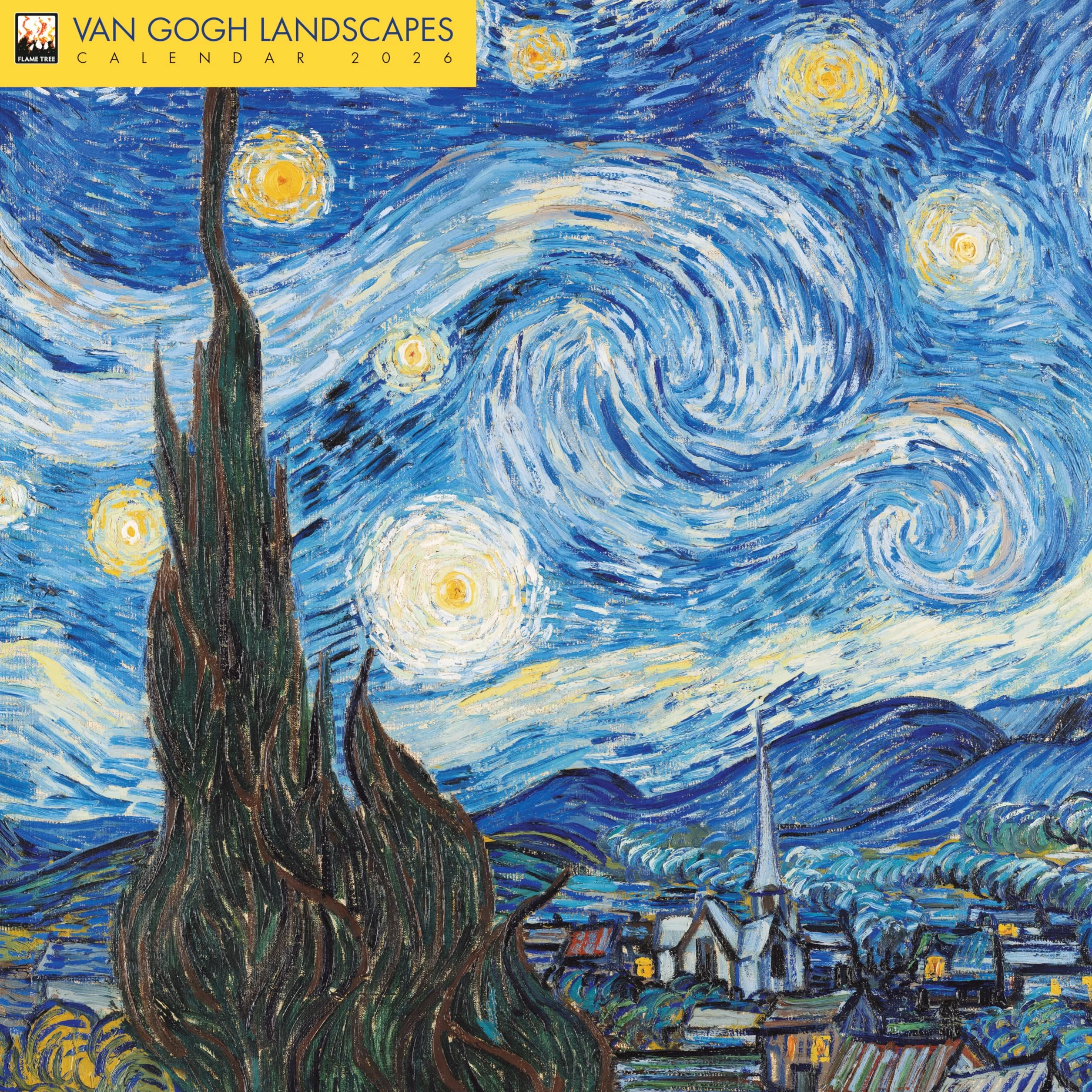 Van Gogh Landscapes Wall Calendar 2026 (Art Calendar)