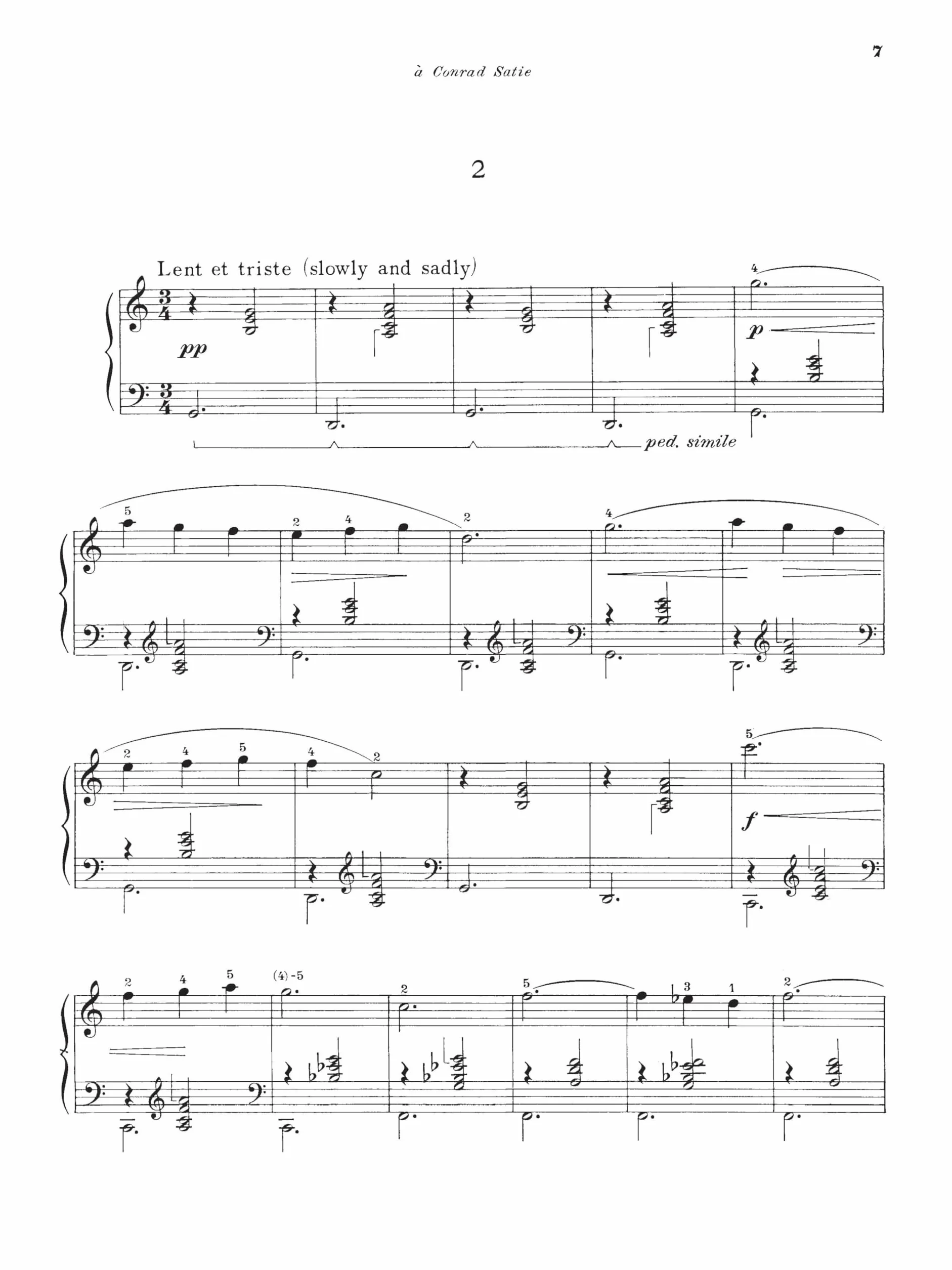 Erik satie: three gymnopedies for the piano piano: Schirmer Library of Classics Volume 1869 Piano Solo