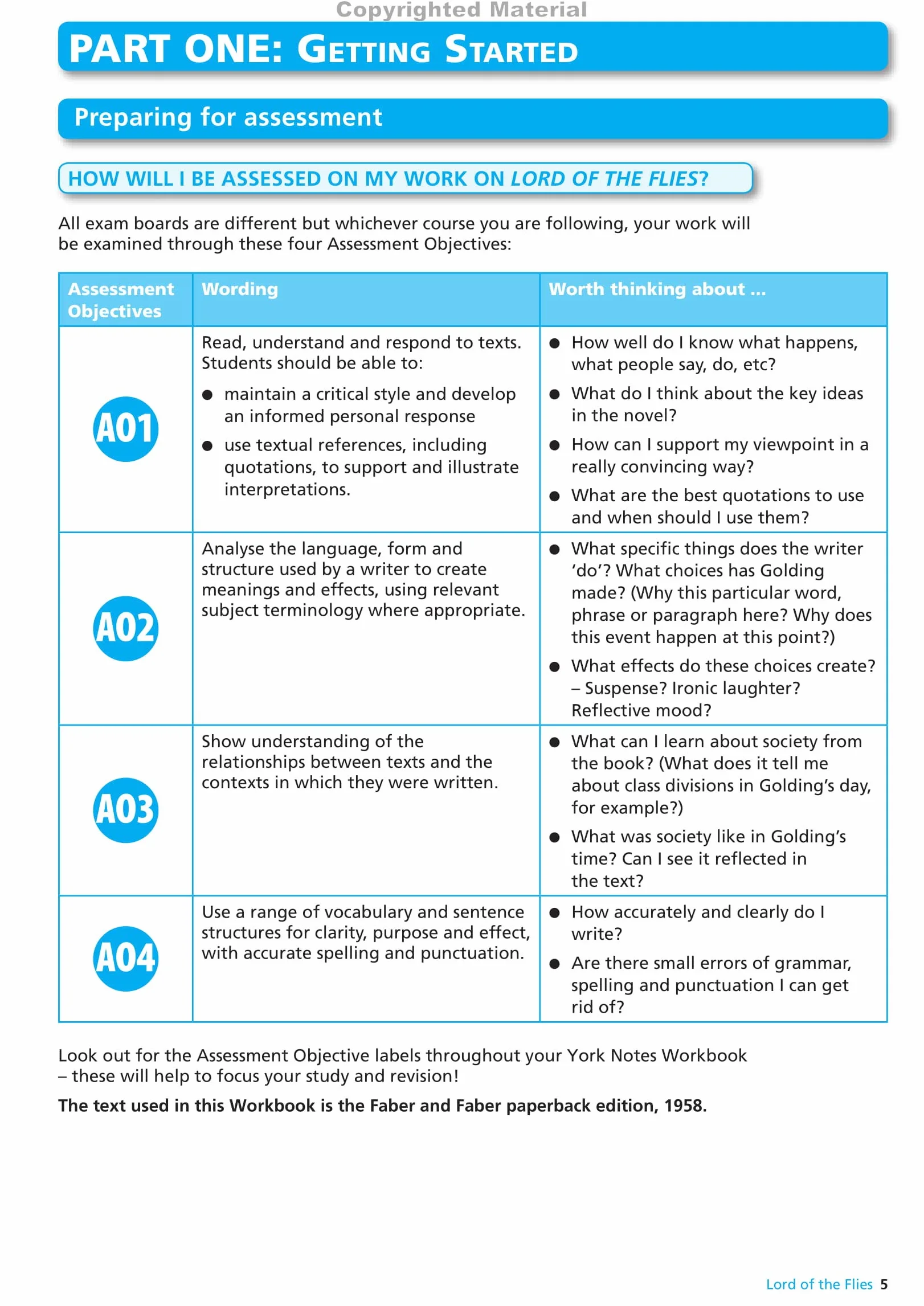 Lord of the Flies York Notes GCSE English Literature Workbook - for 2026, 2027 exams: York Notes Series