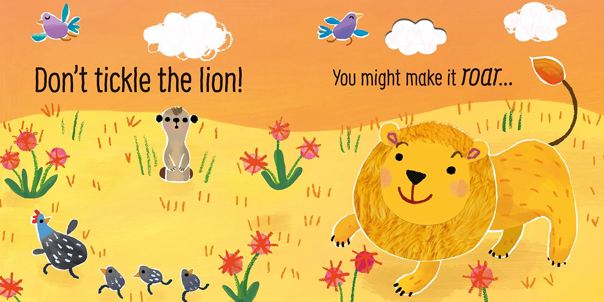 Don't Tickle the Lion! (Touchy-Feely Sound Books)