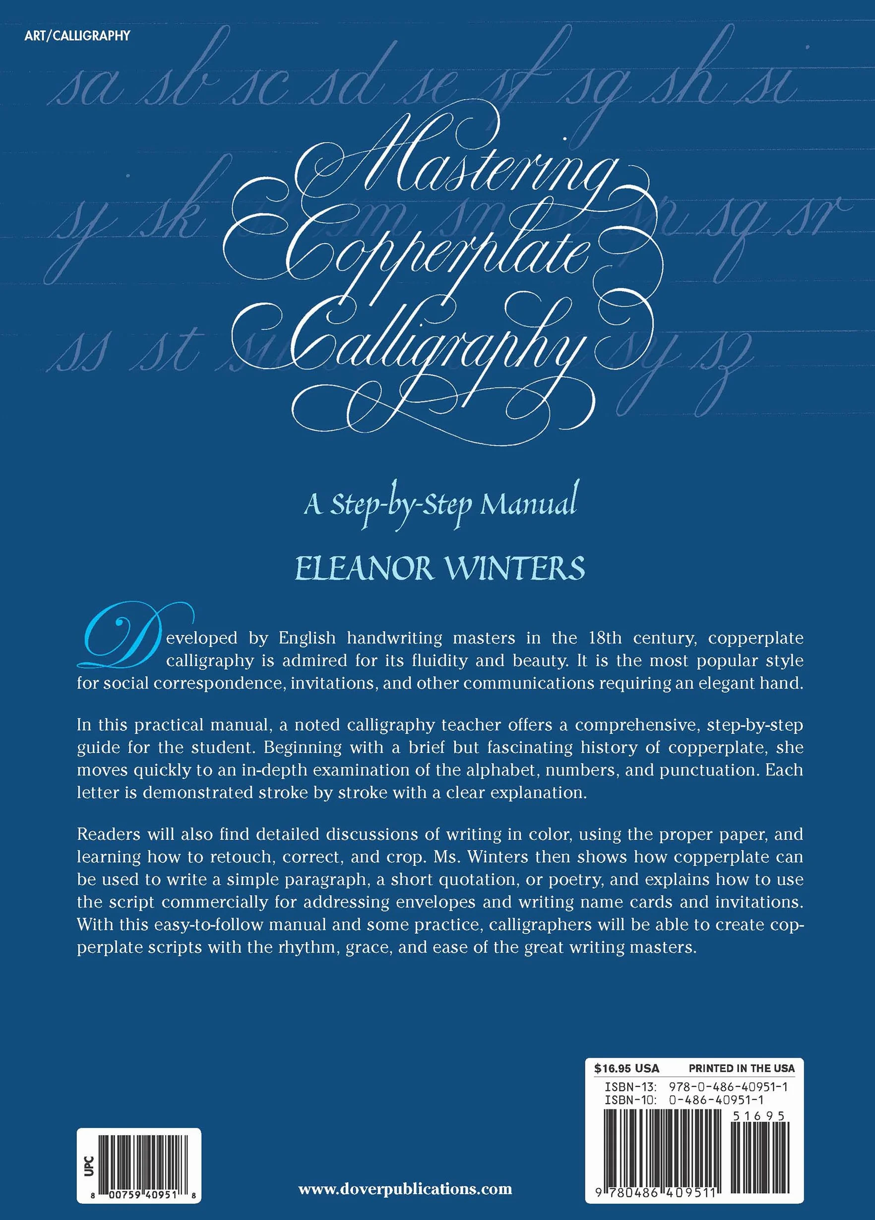 Mastering Copperplate Calligraphy: A Step-By-Step Manual