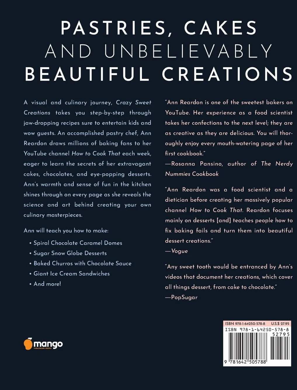 How to Cook That: Crazy Sweet Creations (Dessert Recipe Book, Baking Cookbook)