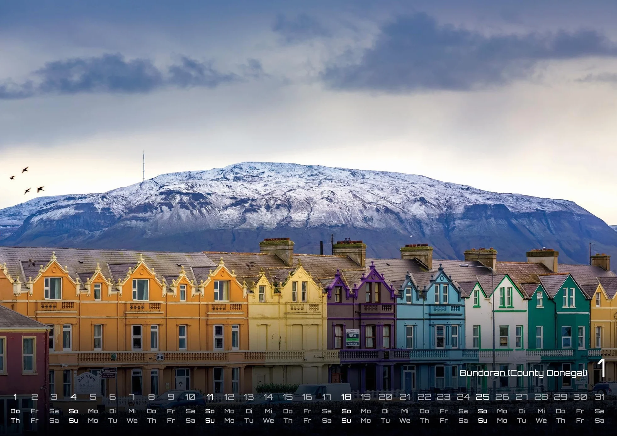 Irland - Die grüne Insel - 2026 - Kalender DIN A2: Der Wandkalender mit den schönsten Motiven aus Irland für das Jahr 2026 im extragroßen Format DIN A2 (ca. 60 x 42 cm)!