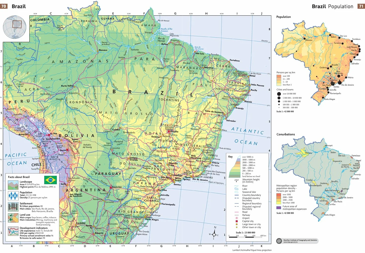 Collins School Atlas: Ideal for learning at school and at home