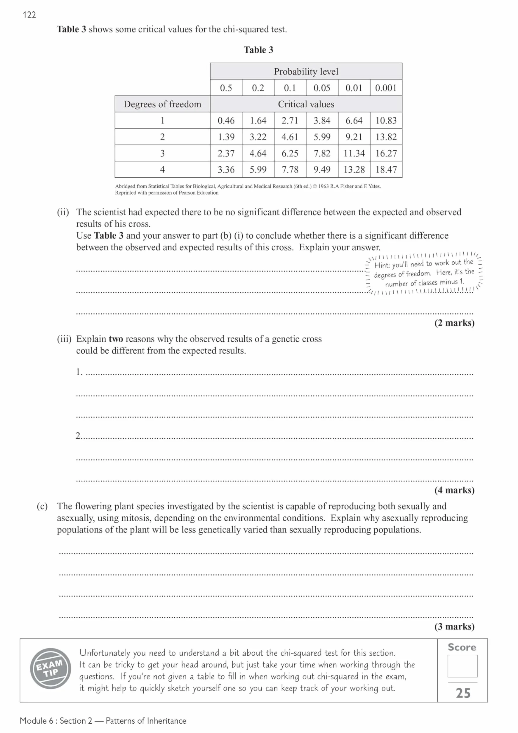 A-Level Biology: OCR A Year 1 & 2 Exam Practice Workbook includes Answers