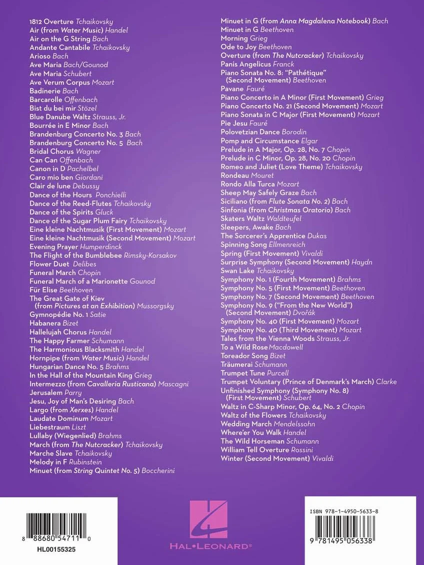 101 classical themes for cello
