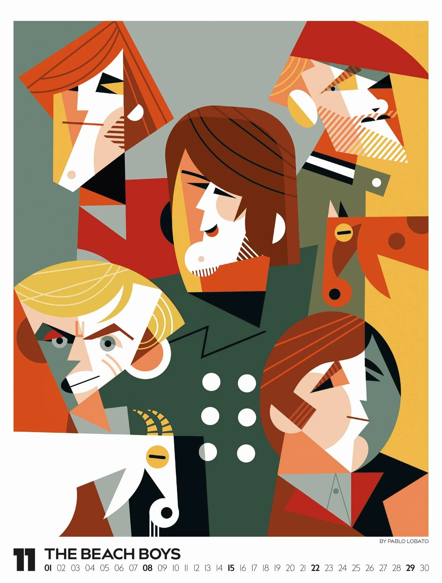 Legends Kalender 2026 | Musiklegenden: Außergewöhnlicher Musik-Kalender im großen Hochformat (50x66 cm) | Rock & Pop-Musiker-Portraits | Pablo Lobato