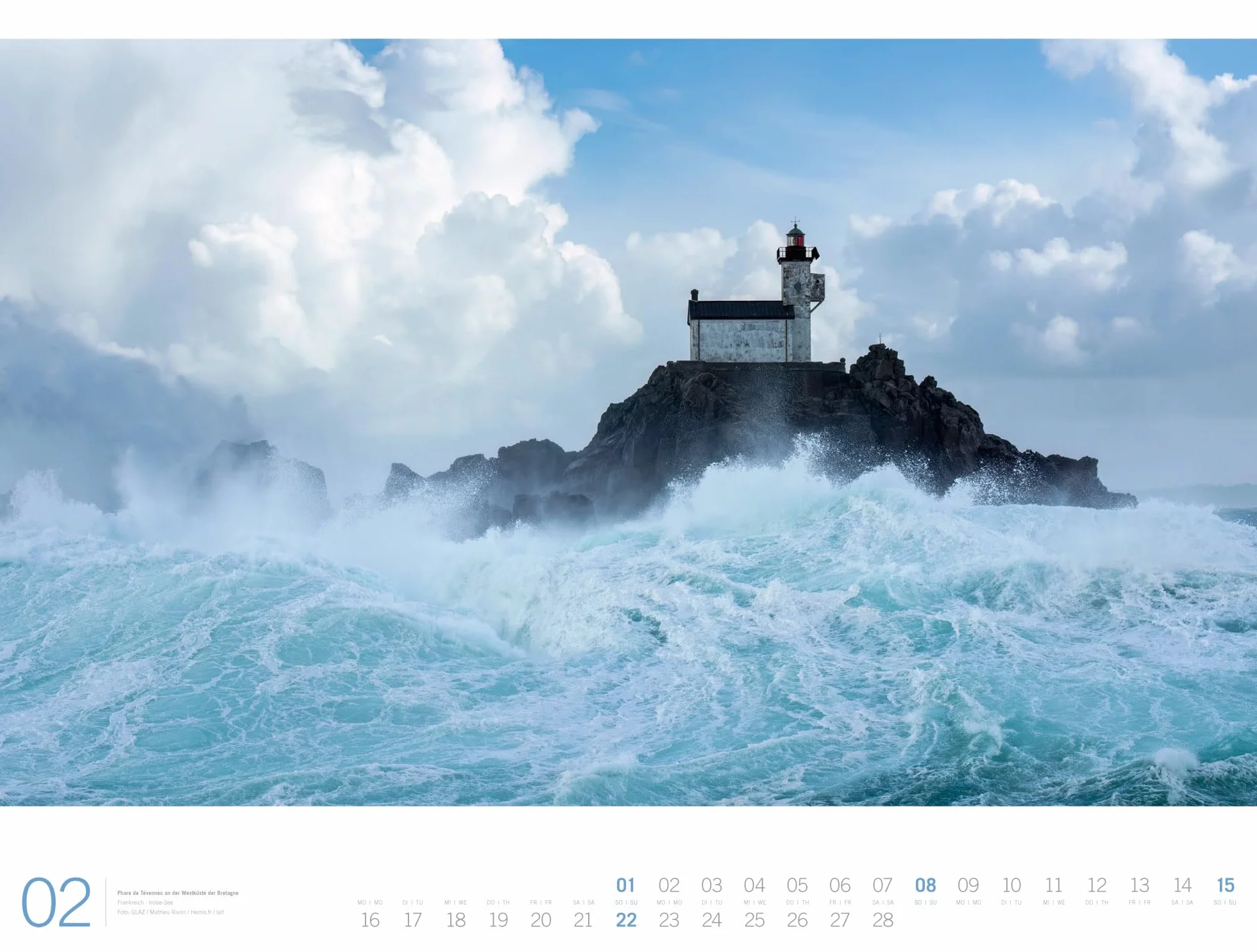 Meer Gallery Kalender 2026: Außergewöhnlicher Meeres-Kalender im großen Querformat (66x50 cm) | Küste und Strand im Großformat