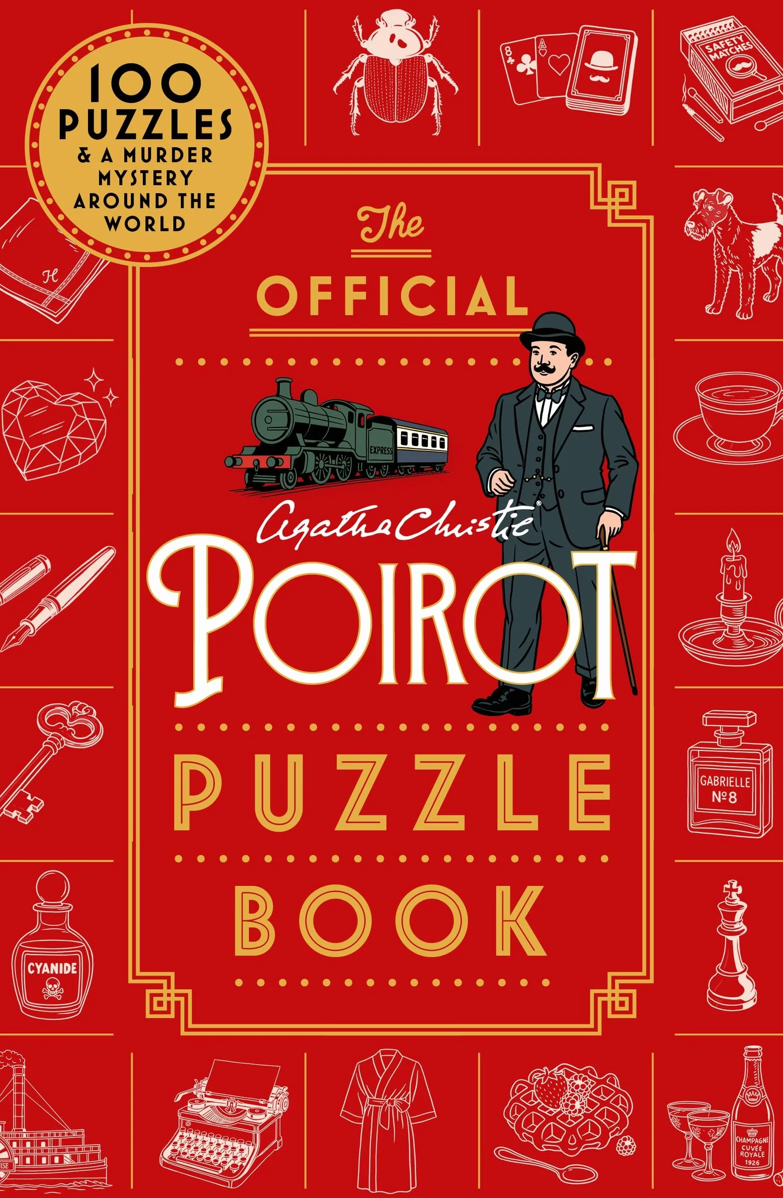 The Official Poirot Puzzle Book: Put Your Little Grey Cells to the Ultimate Test This Christmas