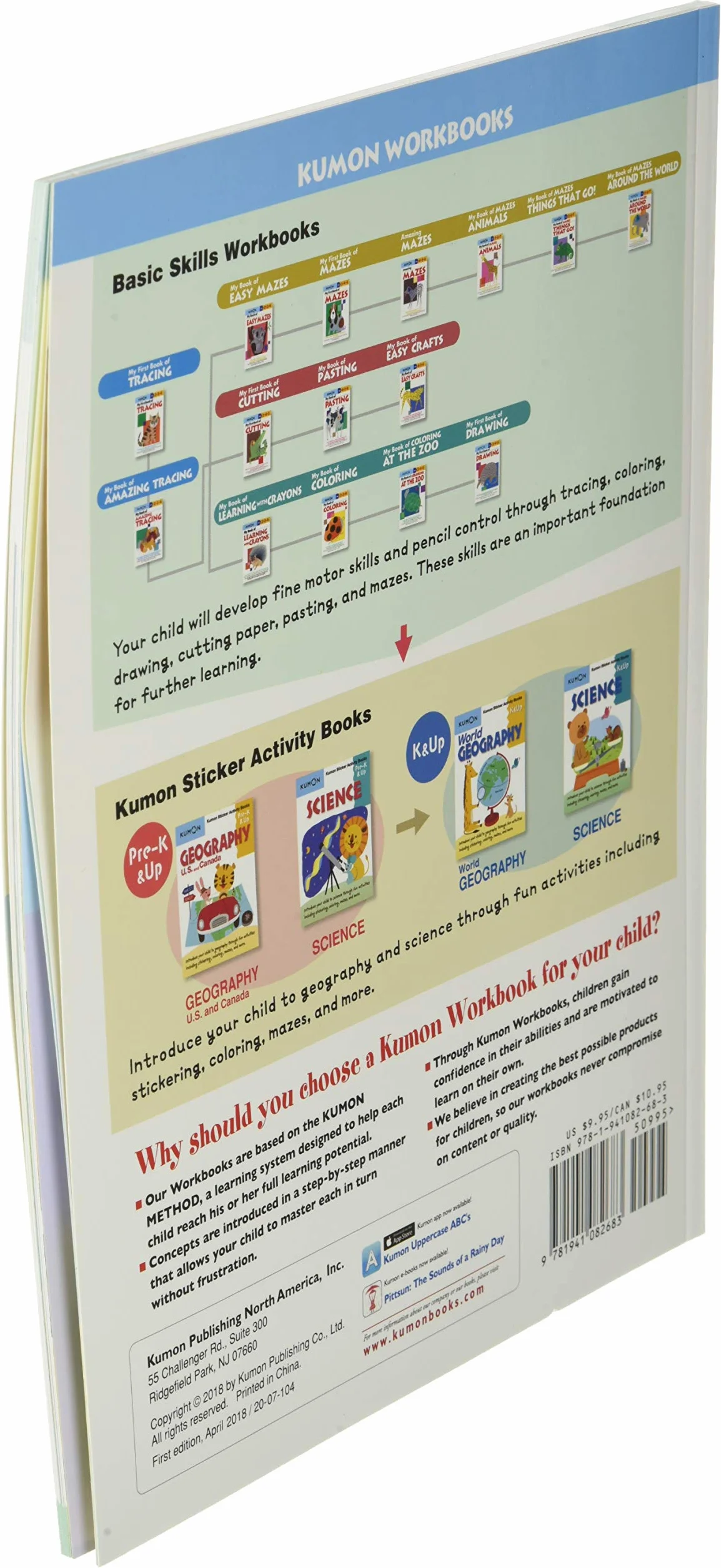 Science Sticker Activity Book: K & Up (Kumon Sticker Activity Books)