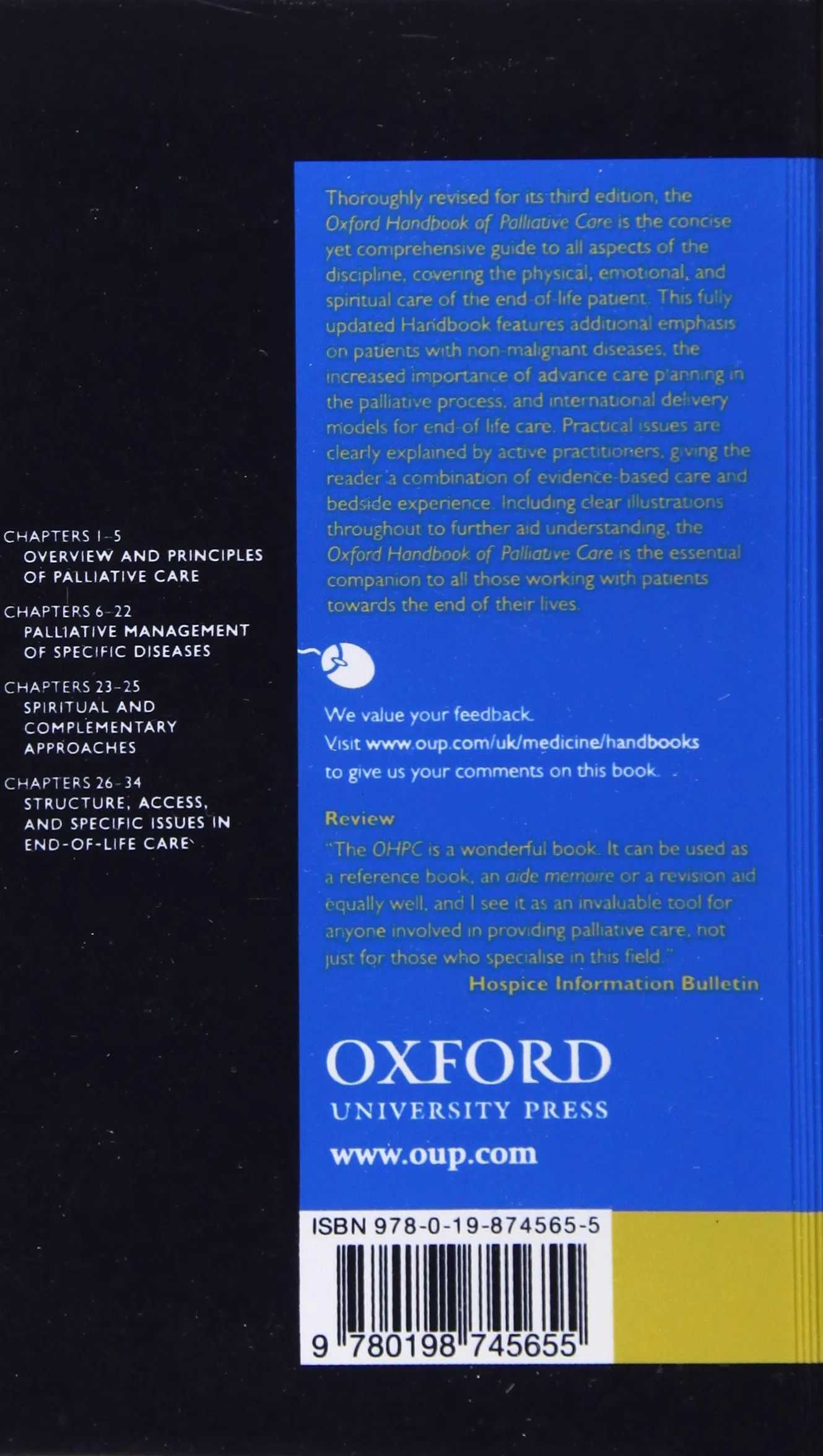 Oxford Handbook of Palliative Care