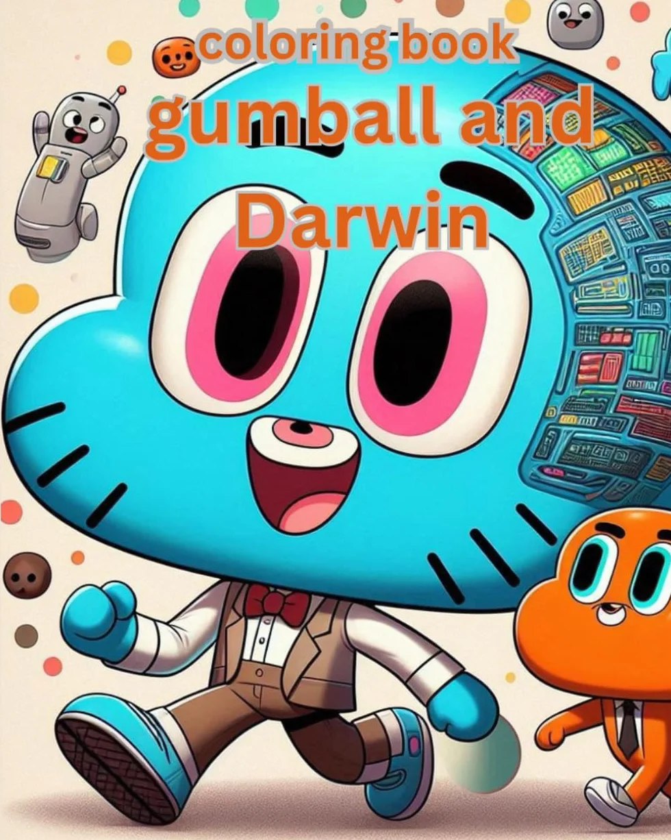 Gumball and Darwin Coloring book