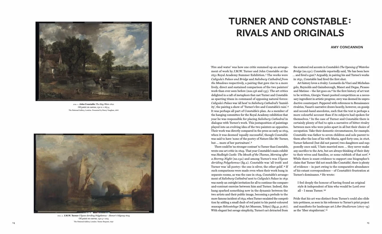 Turner & Constable Rivals and Originals (Paperback) /anglais