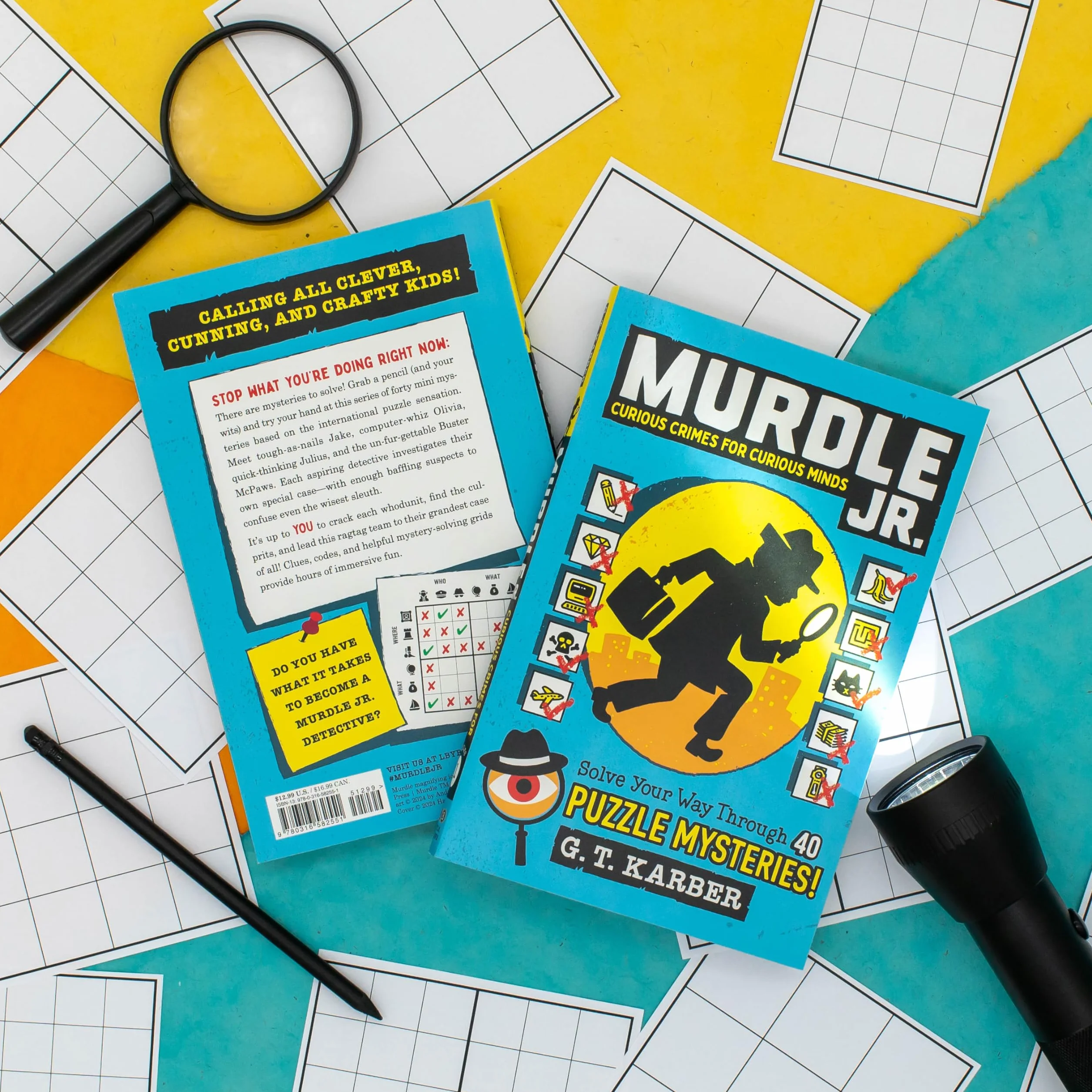 Murdle Jr.: Curious Crimes for Curious Minds: Solve Your Way Through 40 Puzzle Mysteries!: 1