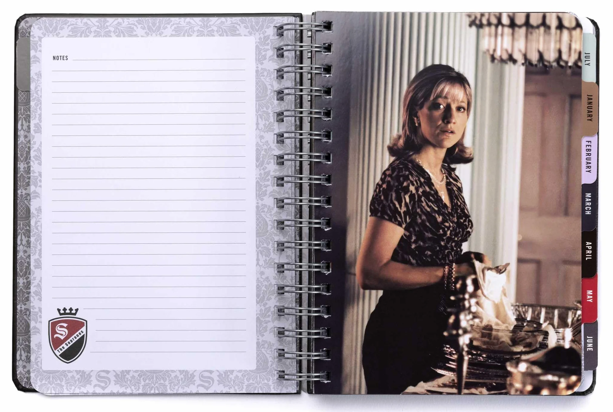 2025 The Sopranos 13-Month Weekly Planner