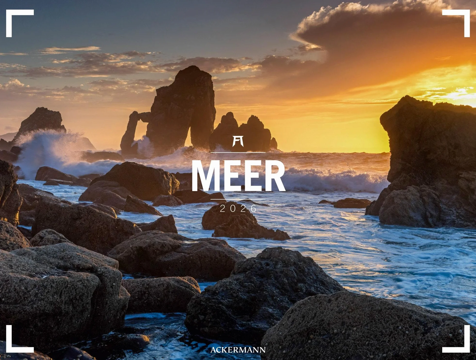 Meer Gallery Kalender 2026: Außergewöhnlicher Meeres-Kalender im großen Querformat (66x50 cm) | Küste und Strand im Großformat