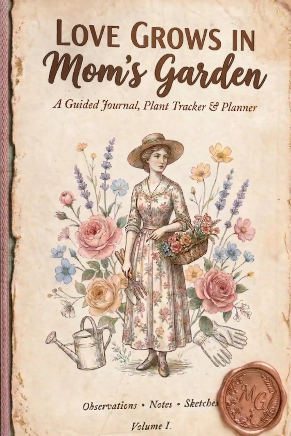 Love grows in mom's garden: A guided Journal, plant trucker and planner