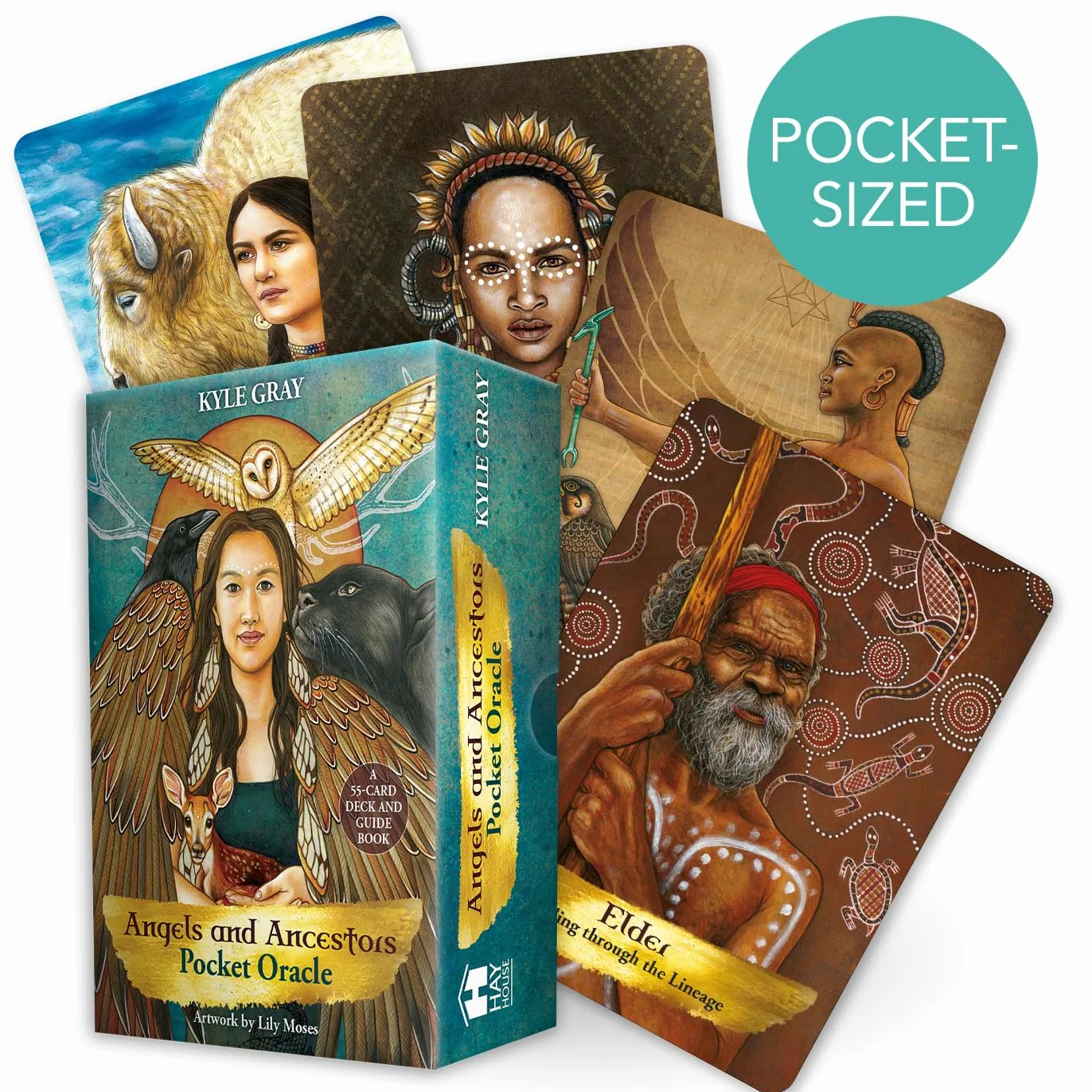 Angels and Ancestors Pocket Oracle: A 55-Card Deck and Guidebook