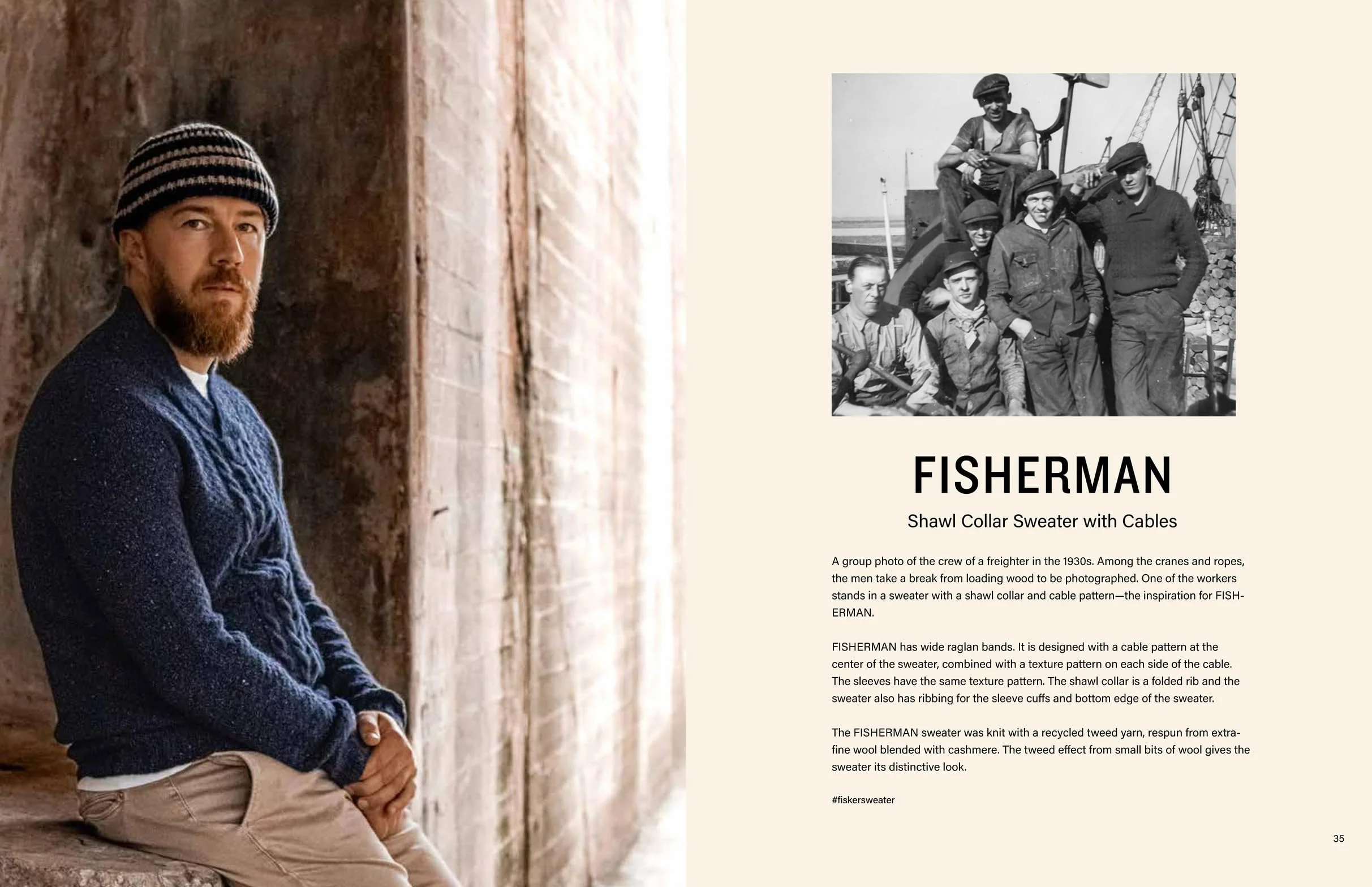 Nordic Sailors' & Fishermen's Sweaters: Modern Knitwear Inspired by Historical Patterns