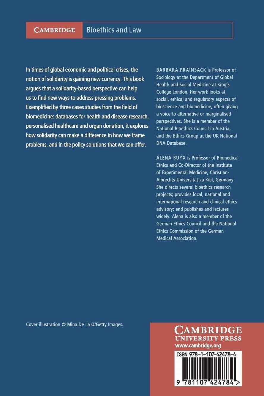 Solidarity in Biomedicine and Beyond: 33