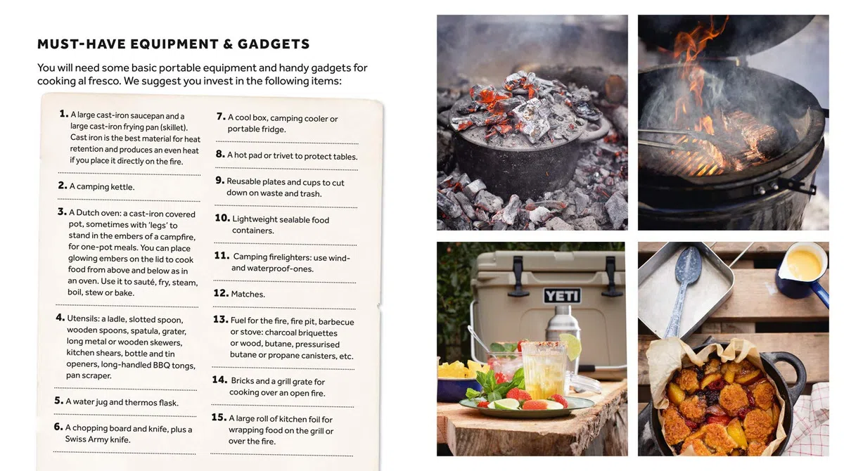The Camping Cookbook: The ultimate outdoor cookbook guide with over 60 delicious recipes for adventurous food enthusiasts