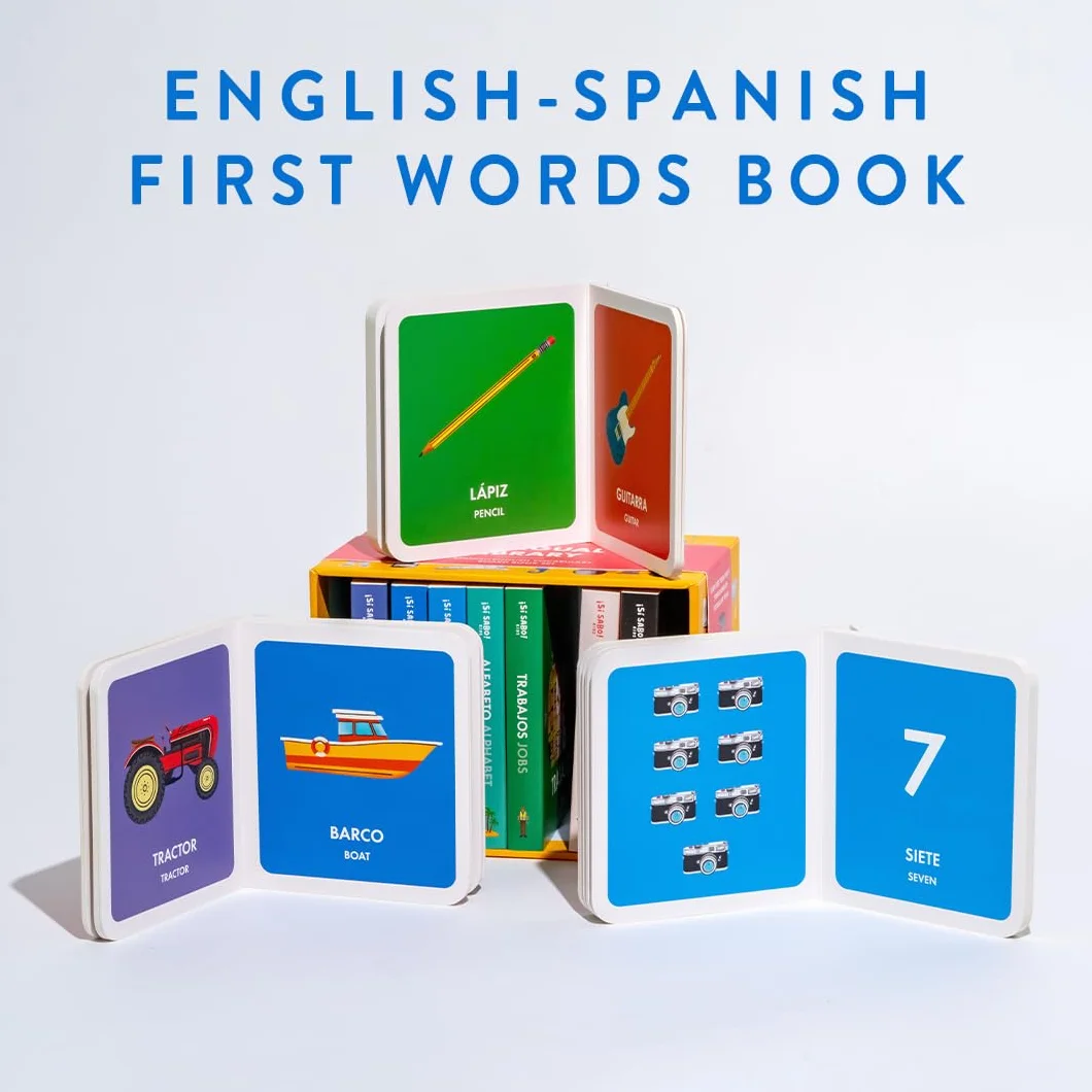 My First Bilingual Library: A Spanish-English Vocabulary Board Book Set of Colors, Numbers, Animals, ABCs, and More: 2