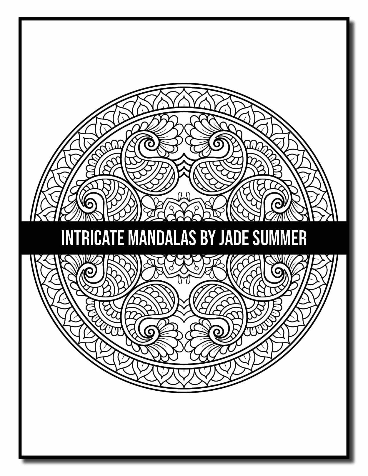 Intricate Mandalas: An Adult Coloring Book with 50 Detailed Mandalas for Relaxation and Stress Relief