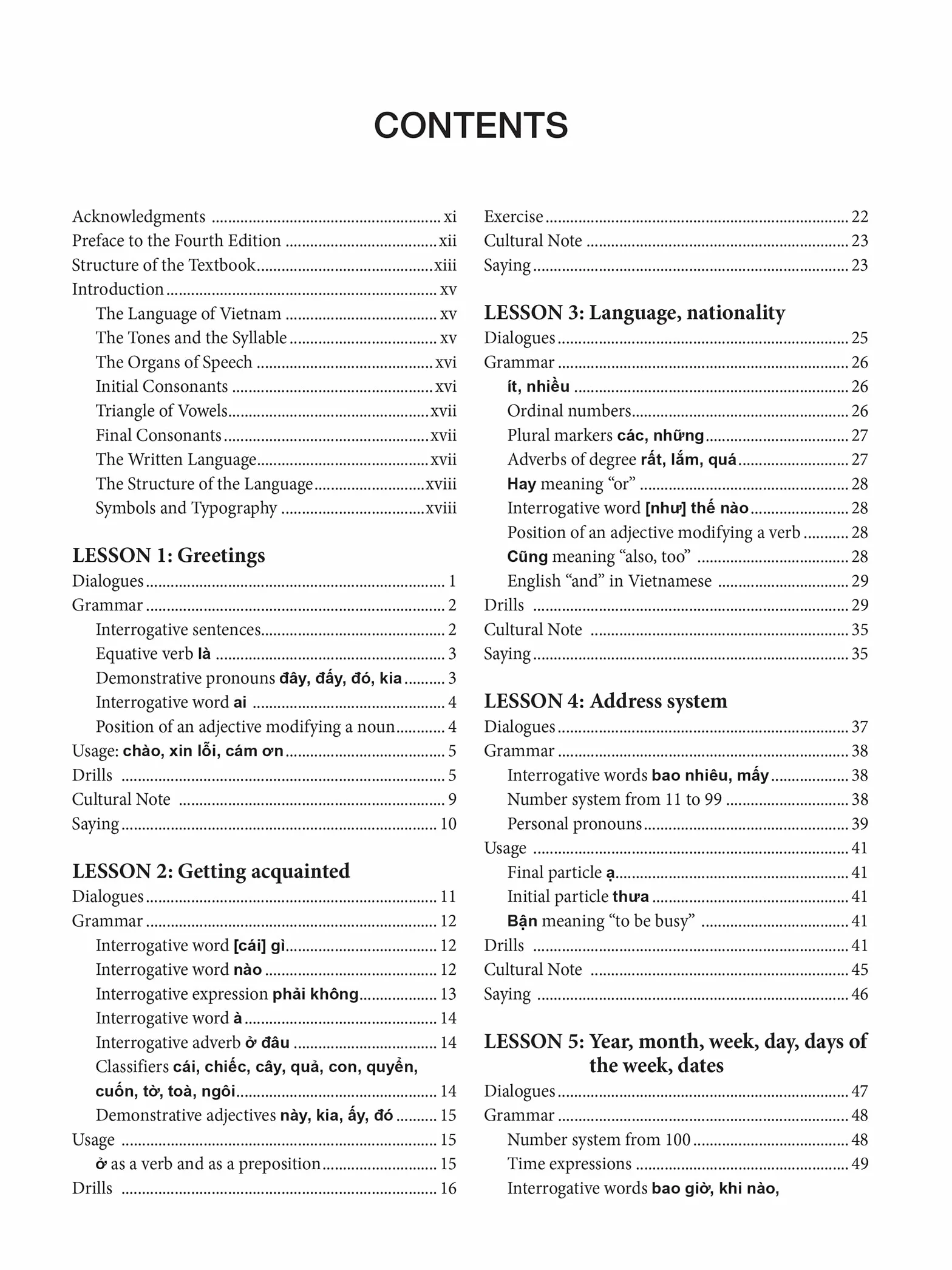 Elementary Vietnamese: Let's Speak Vietnamese, Revised and Updated Fourth Edition (Free Online Audio and Printable Flash Cards)