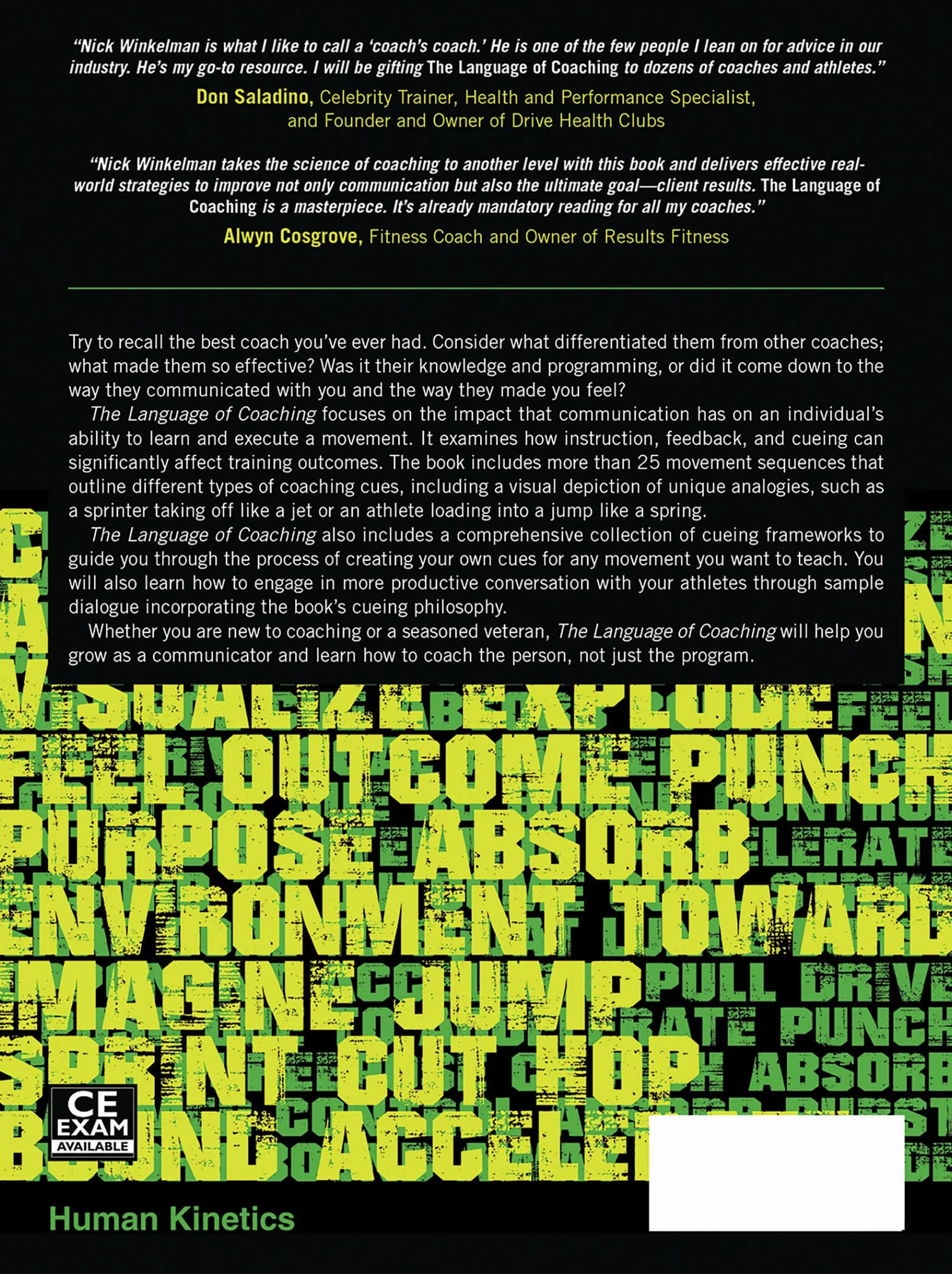 The Language of Coaching: The Art & Science of Teaching Movement