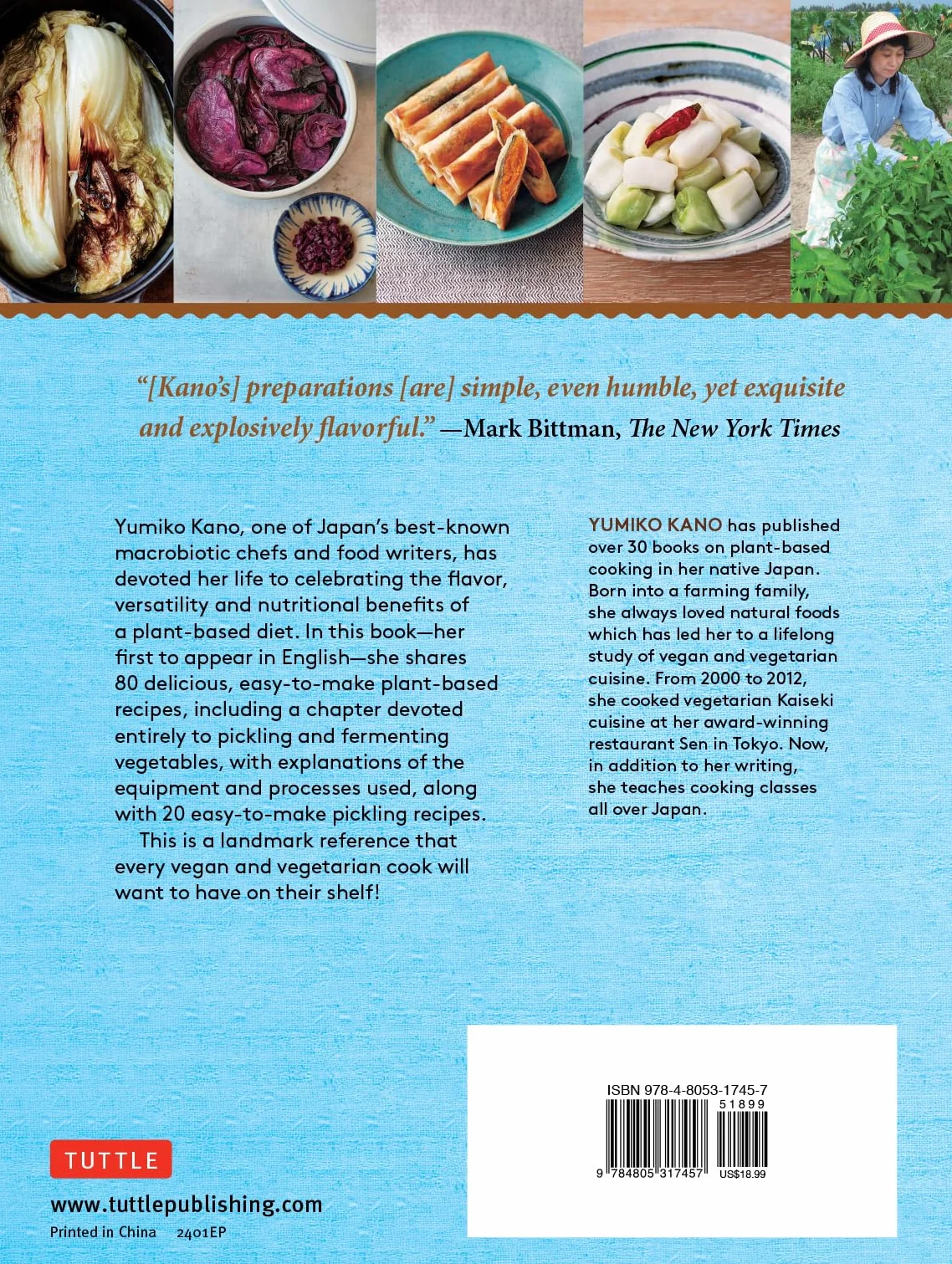 Japanese Style Plant-Based Cooking: Amazing Vegan Recipes from Japan's Leading Macrobiotic Chef and Food Writer