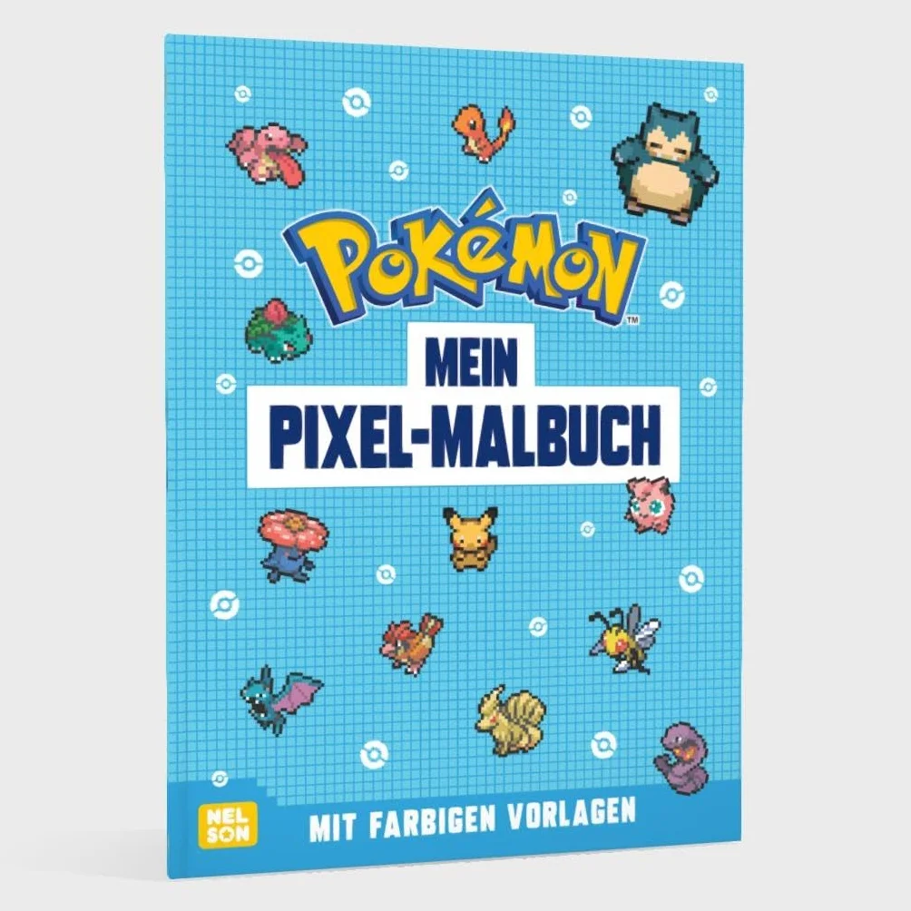 Pokémon Activity-Buch: Mein Pixel-Malbuch: Mit farbigen Vorlagen