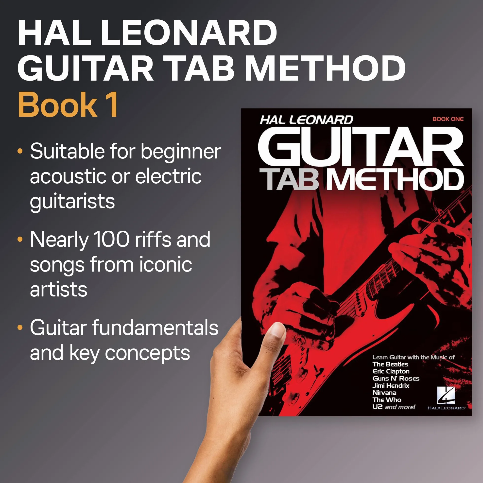 Hal leonard guitar tab method: Book Only