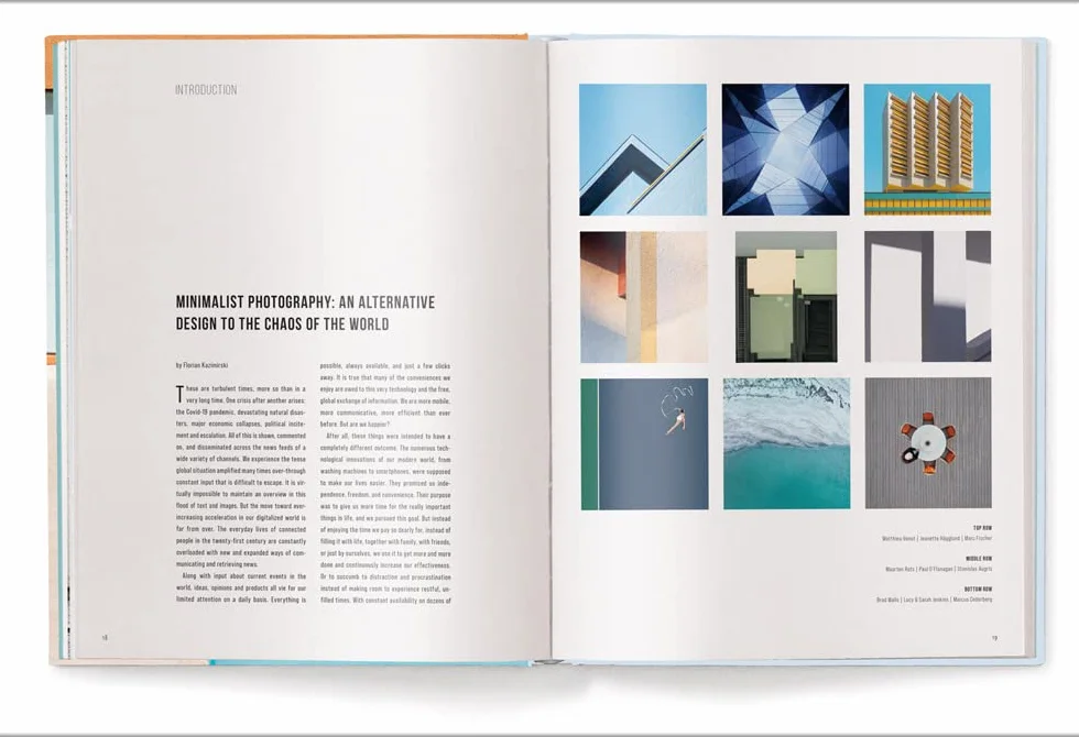Minimalism In Photography The Original /anglais/allemand