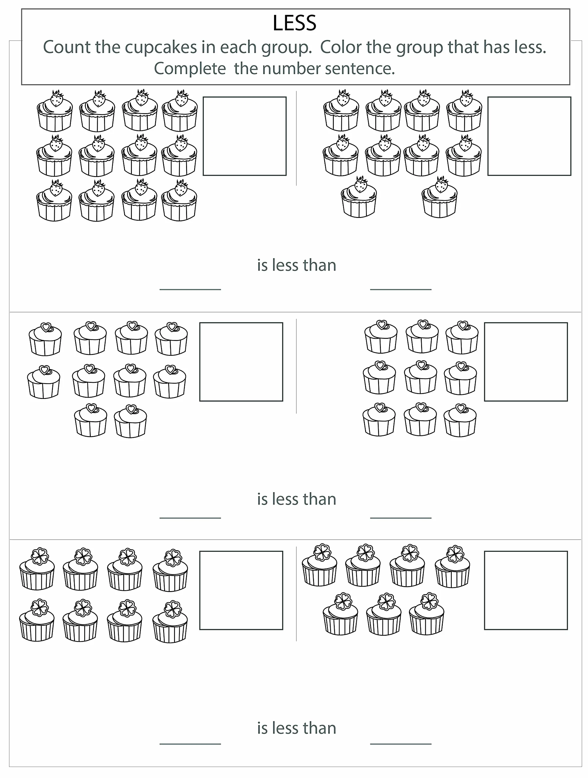 Kindergarten Math Workbook: Practice Number Addition, Subtraction, Measurement, Shapes, Time and Money