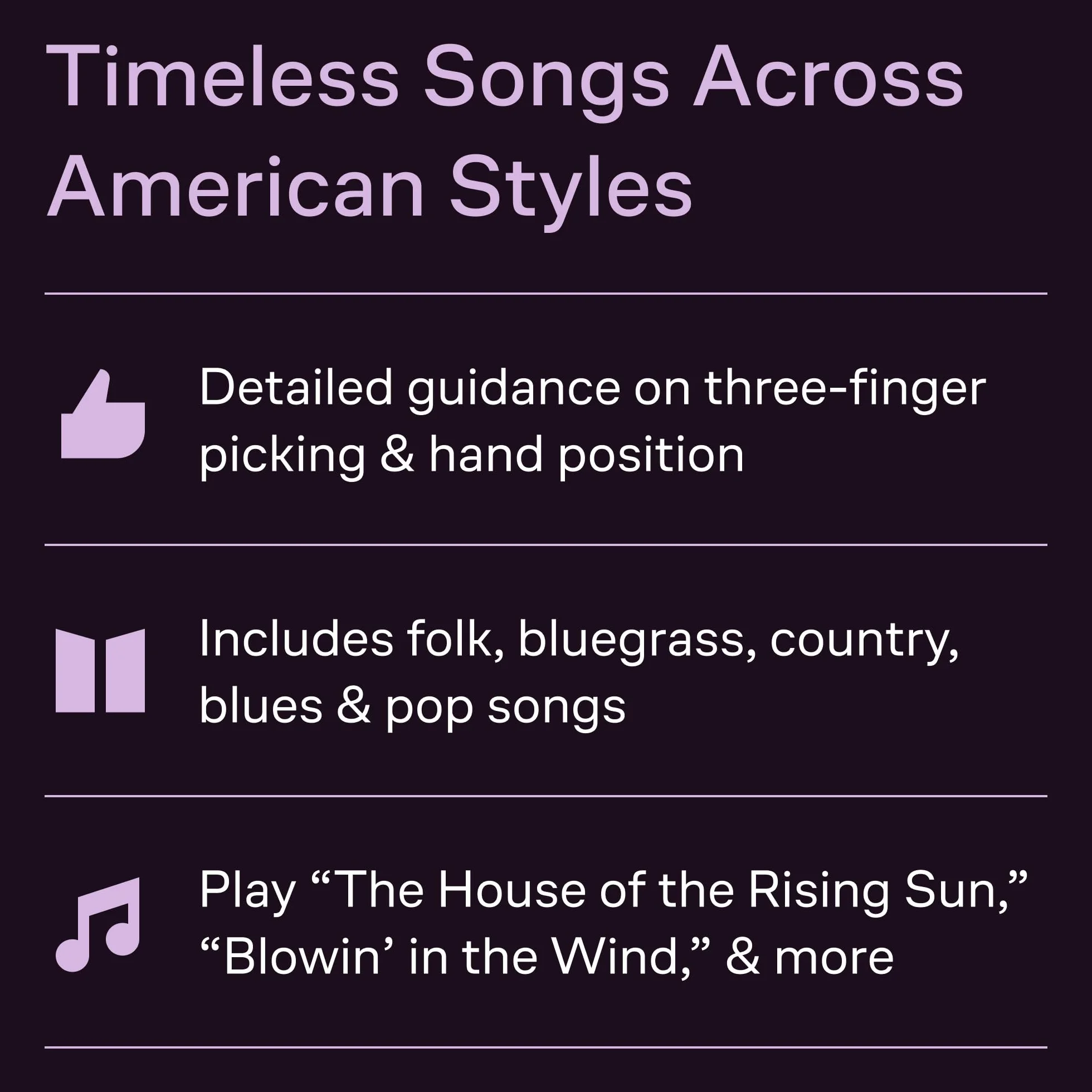 First 50 songs: You Should Play on Banjo