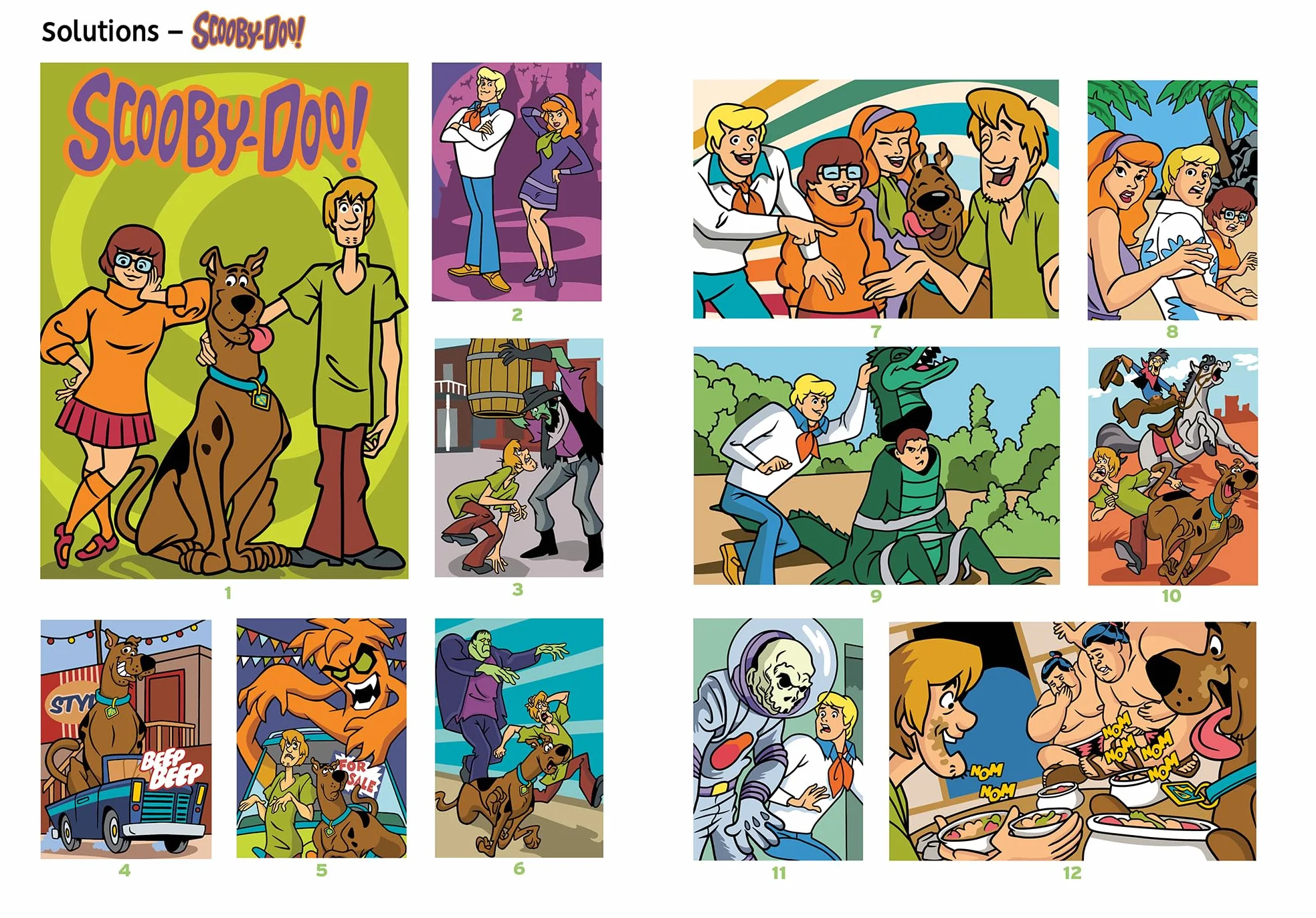 Coloriages mystères - Scooby-Doo