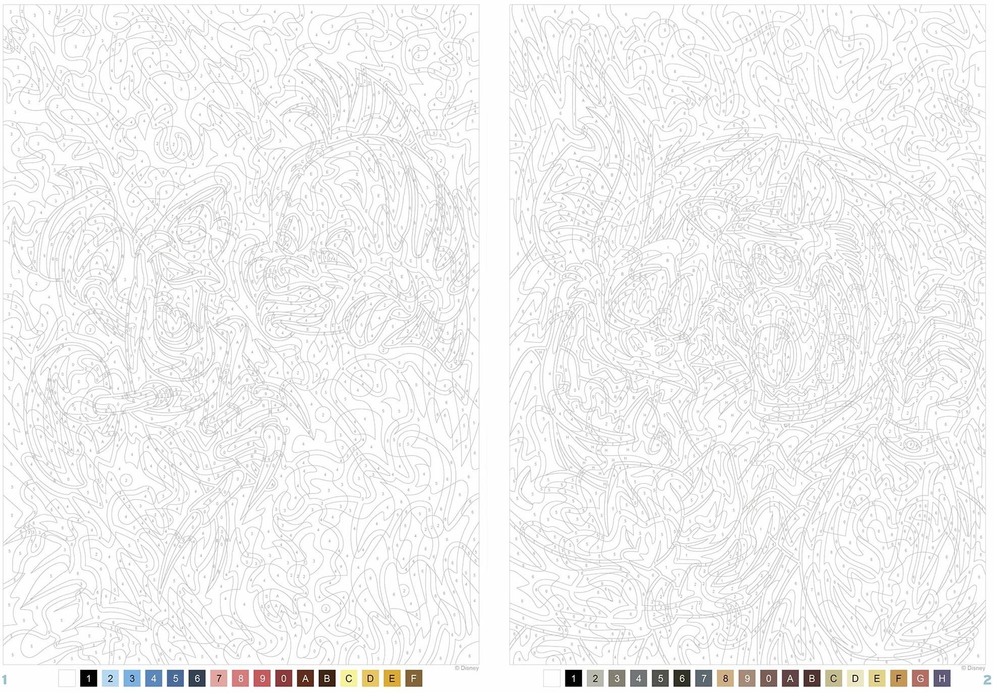 Coloriages mystères Disney - Petites bêtes