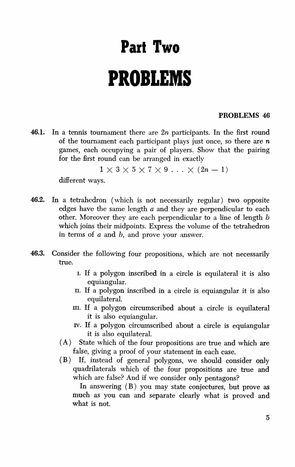 The Stanford Mathematics Problem Book: With Hints and Solutions