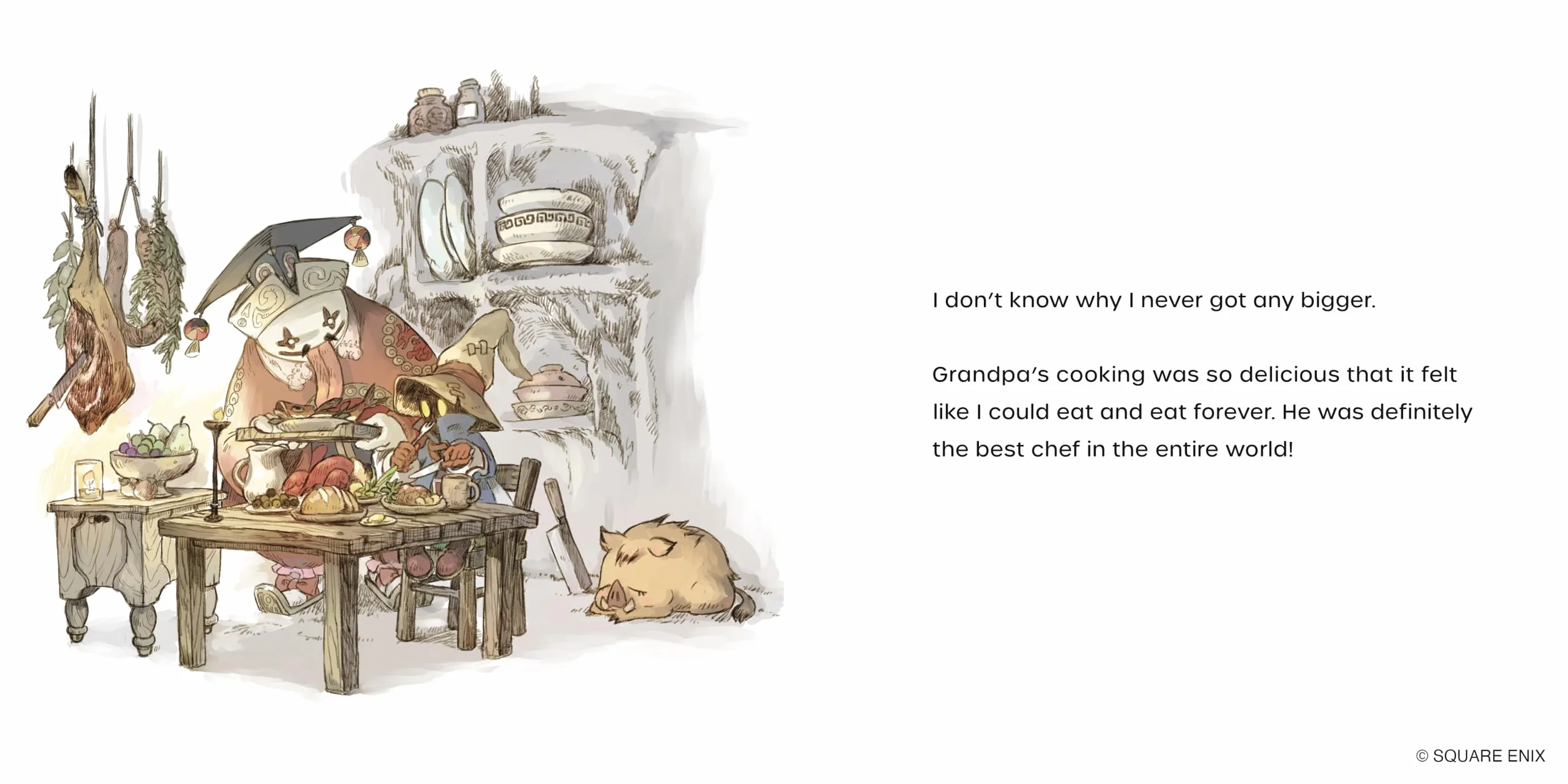 Final Fantasy IX Picture Book: Vivi and Grandpa's Memories for the Sky